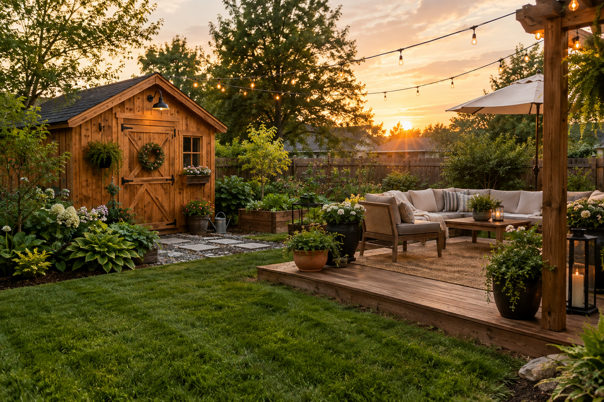 Planning a More Useful Backyard: Cedar Sheds and Outdoor Living Ideas