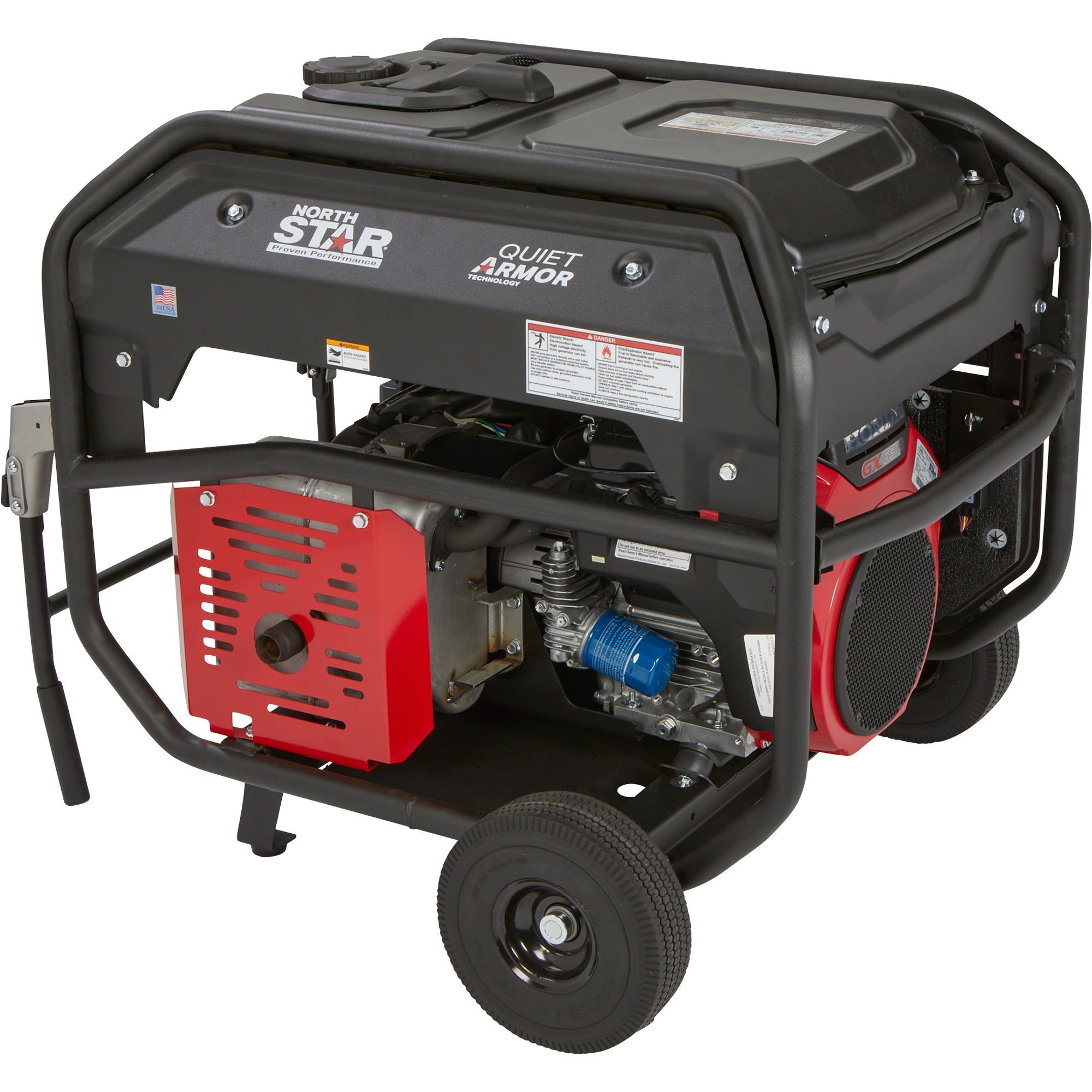 NorthStar® Commercial Grade Generator 13000 Surge Watts, 10500 Rated Watts, Electric Start Honda GX630 (1654404)