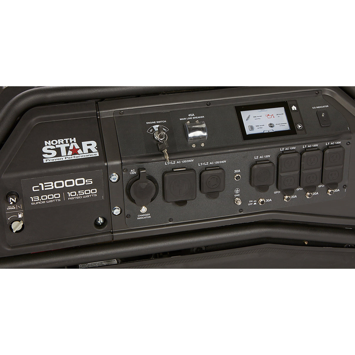 NorthStar® Commercial Grade Generator 13000 Surge Watts, 10500 Rated Watts, Electric Start Honda GX630 (1654404)