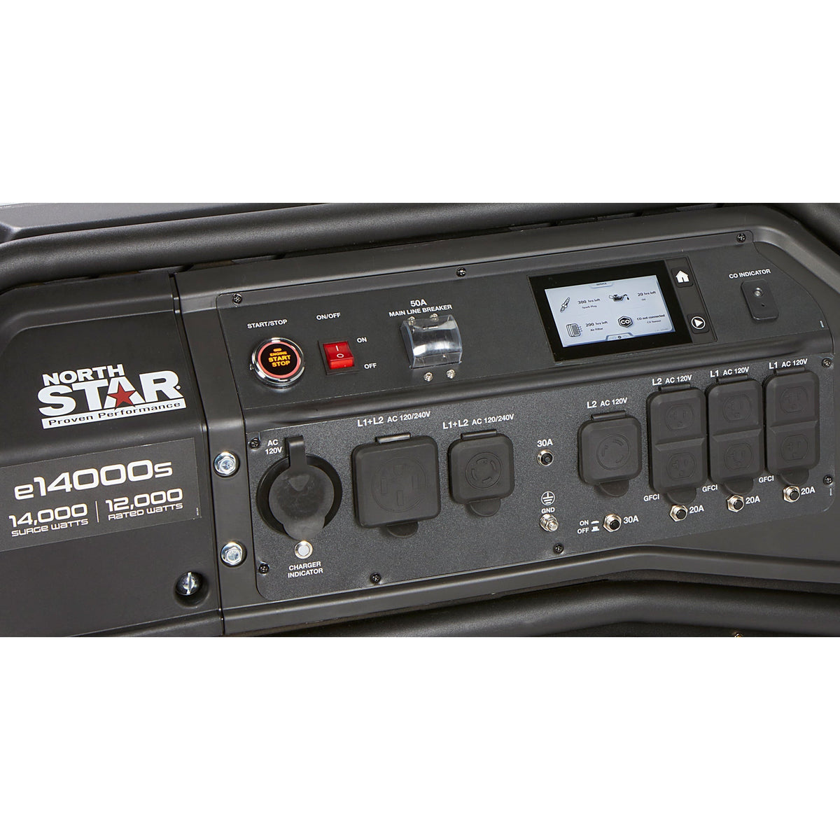 NorthStar® Commercial Grade Generator 14000 Surge Watts, 12000 Rated Watts, Electric Start (1654405)