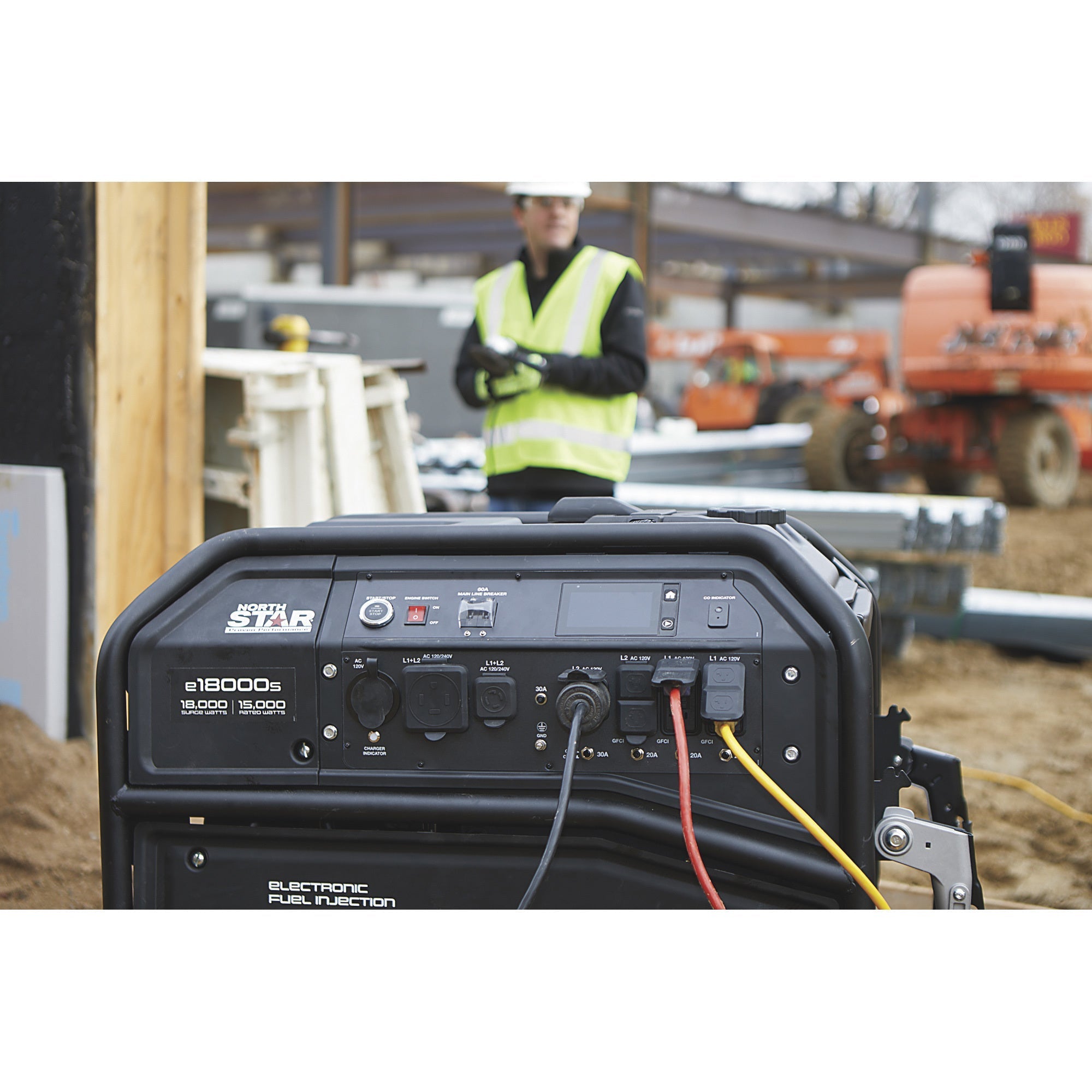 NorthStar® Commercial Grade Generator 18000 Surge Watts, 15000 Rated Watts, Electric Start (1654407)
