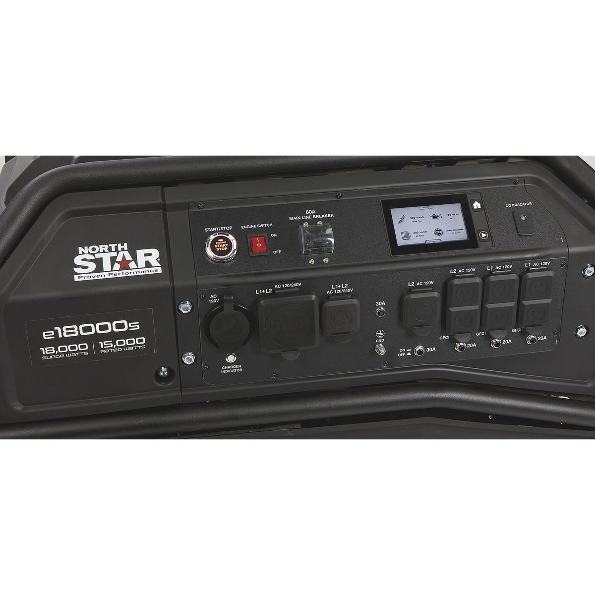 NorthStar® Commercial Grade Generator 18000 Surge Watts, 15000 Rated Watts, Electric Start (1654407)