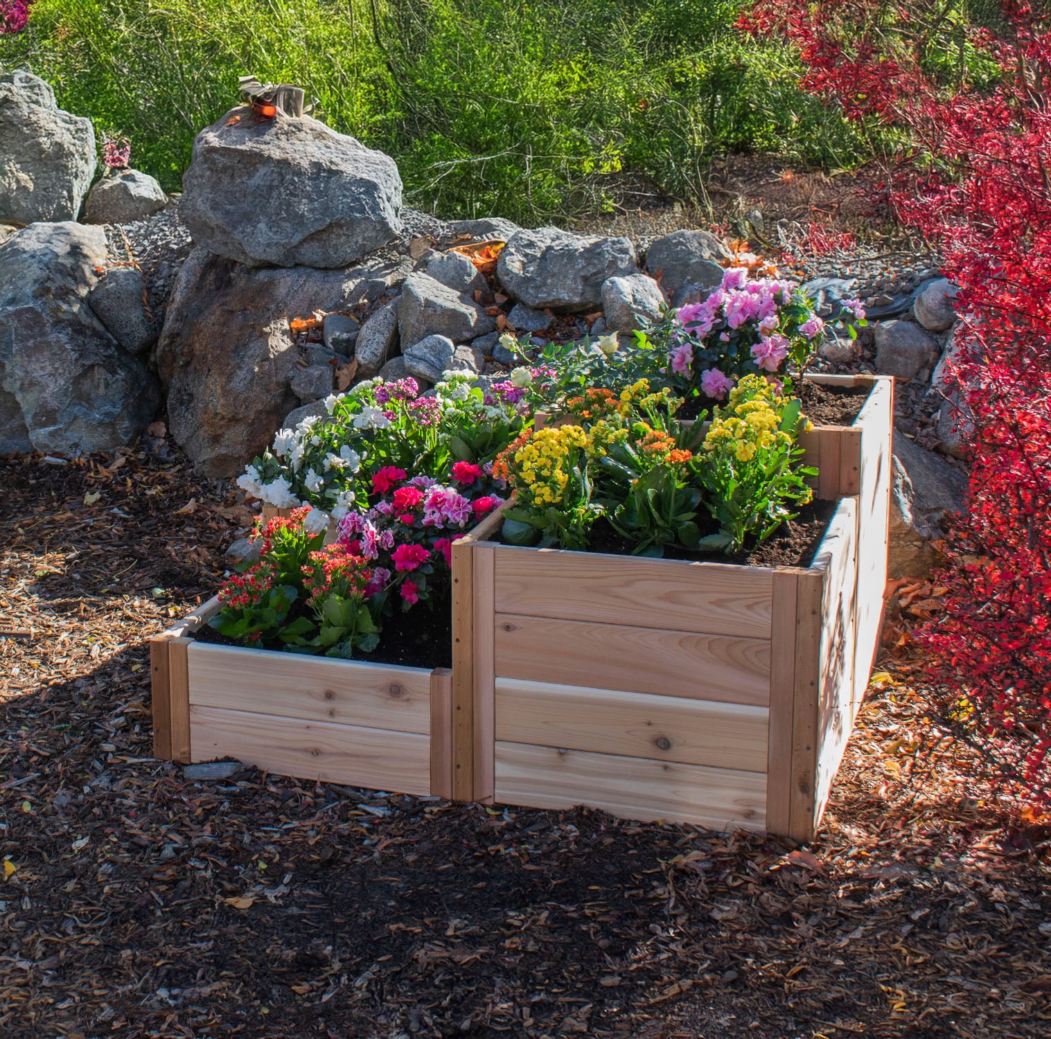Outdoor Living Today Tiered Corner Raised Garden bed