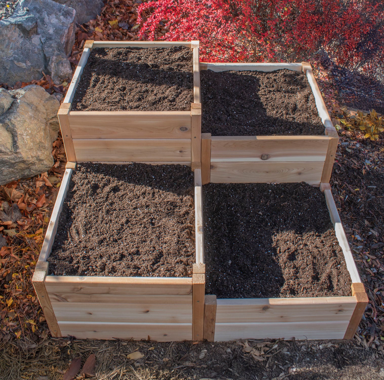Outdoor Living Today Tiered Corner Raised Garden bed