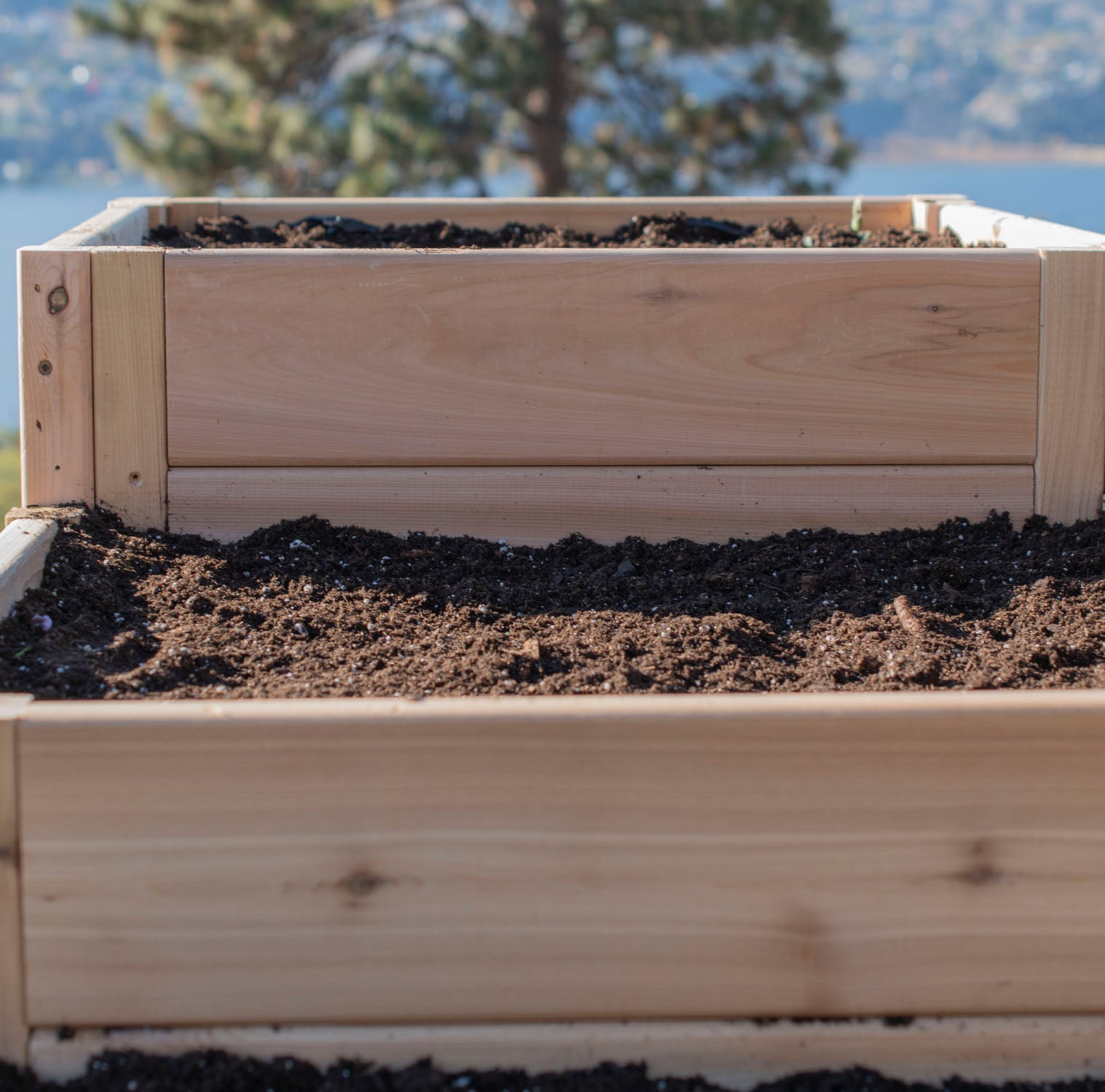 Outdoor Living Today Tiered L Raised Garden bed