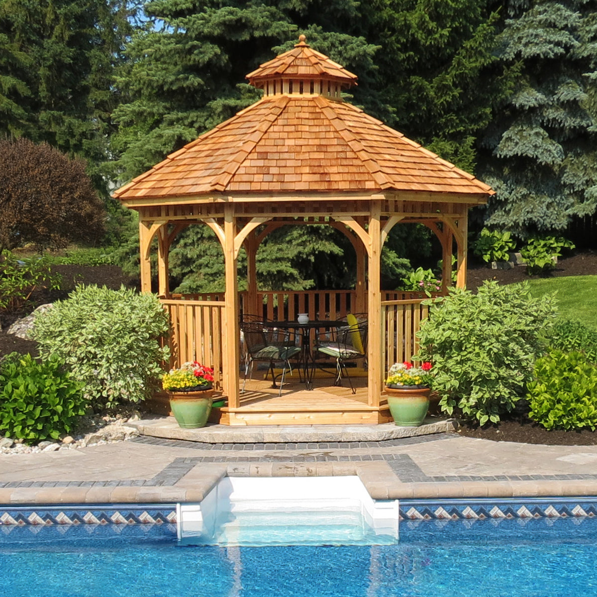 Outdoor Living Today 10' Western Red Cedar Octagon Gazebo