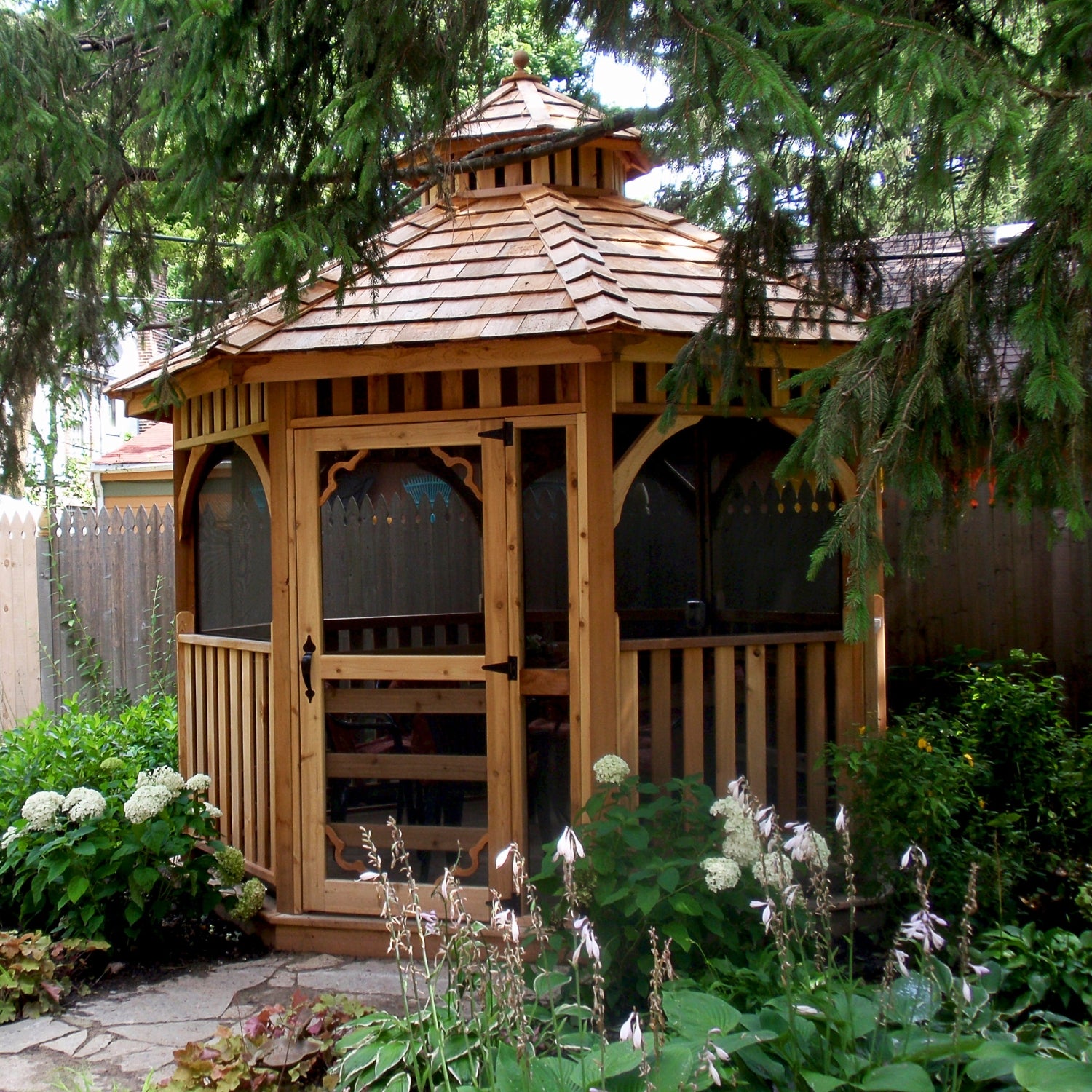 Outdoor Living Today 10' Western Red Cedar Octagon Gazebo