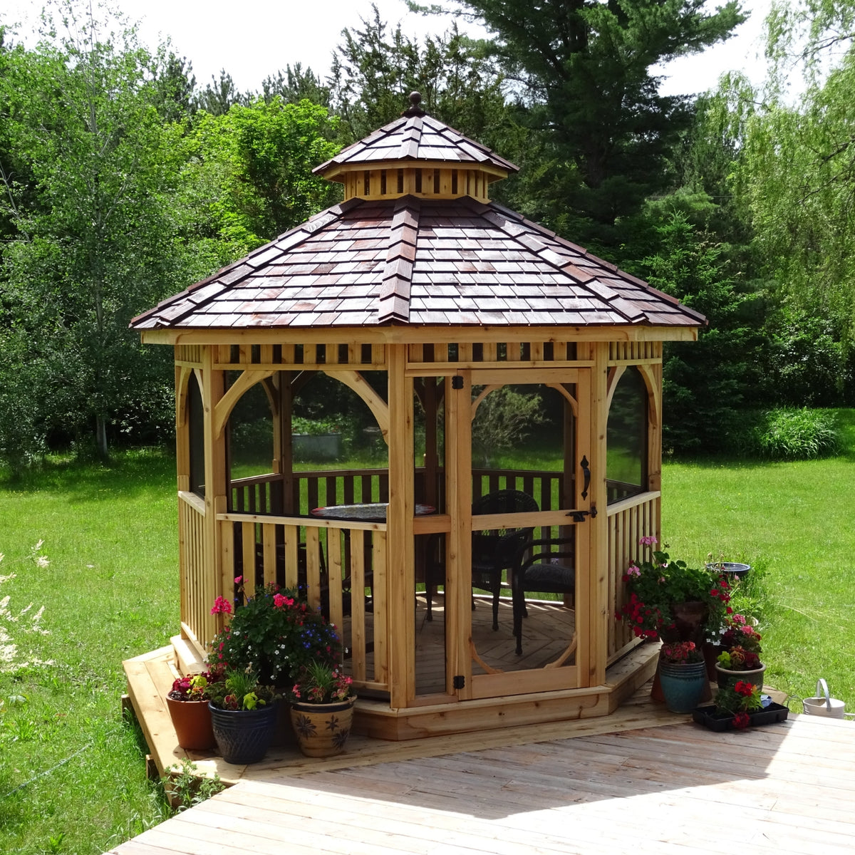 Outdoor Living Today 12' Western Red Cedar Octagon Gazebo