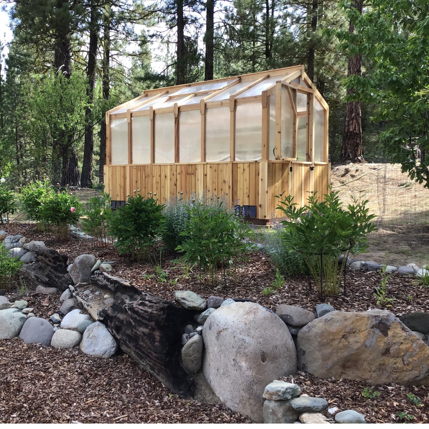 Outdoor Living Today 8x12 Western Red Cedar Greenhouse