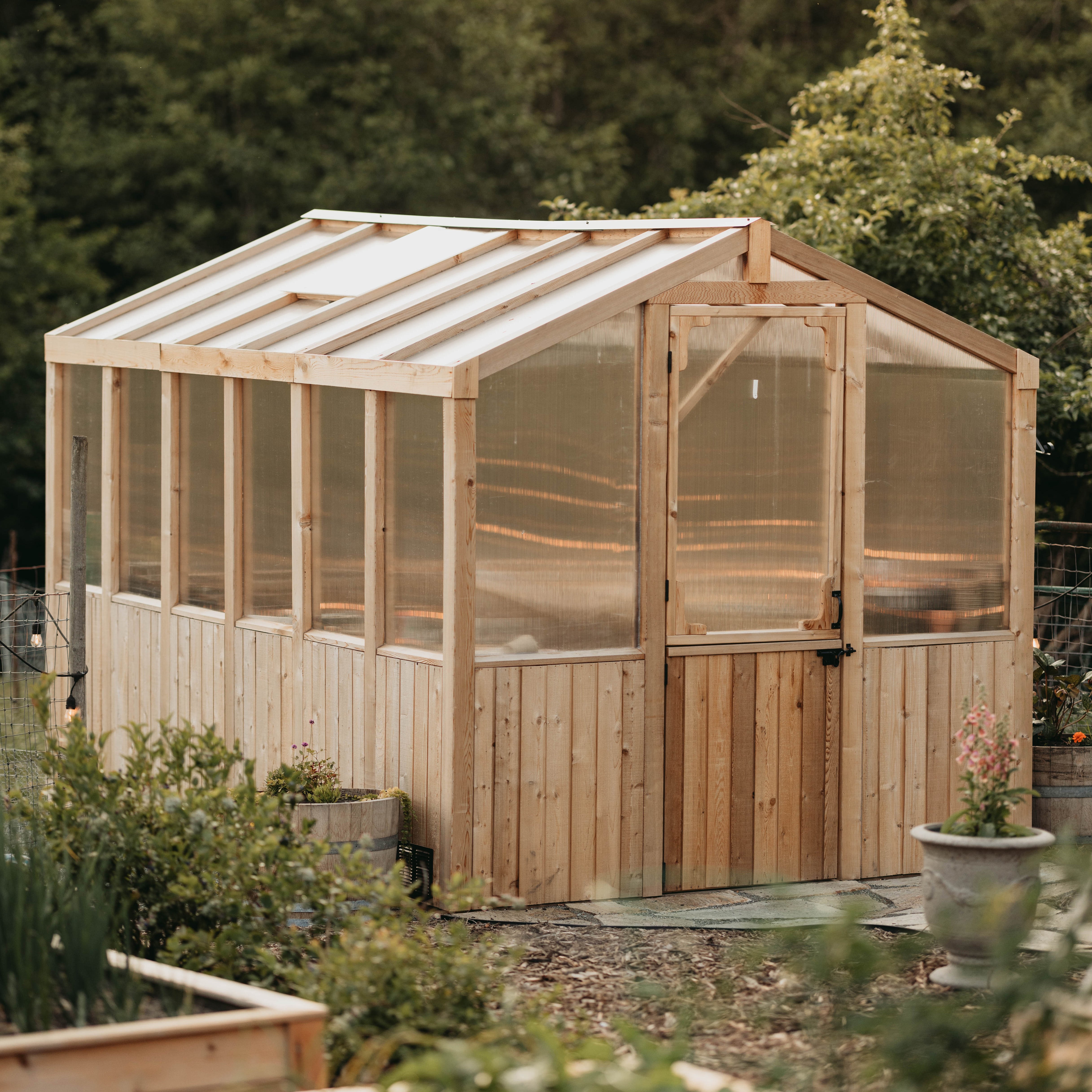 Outdoor Living Today 8x12 Western Red Cedar Greenhouse