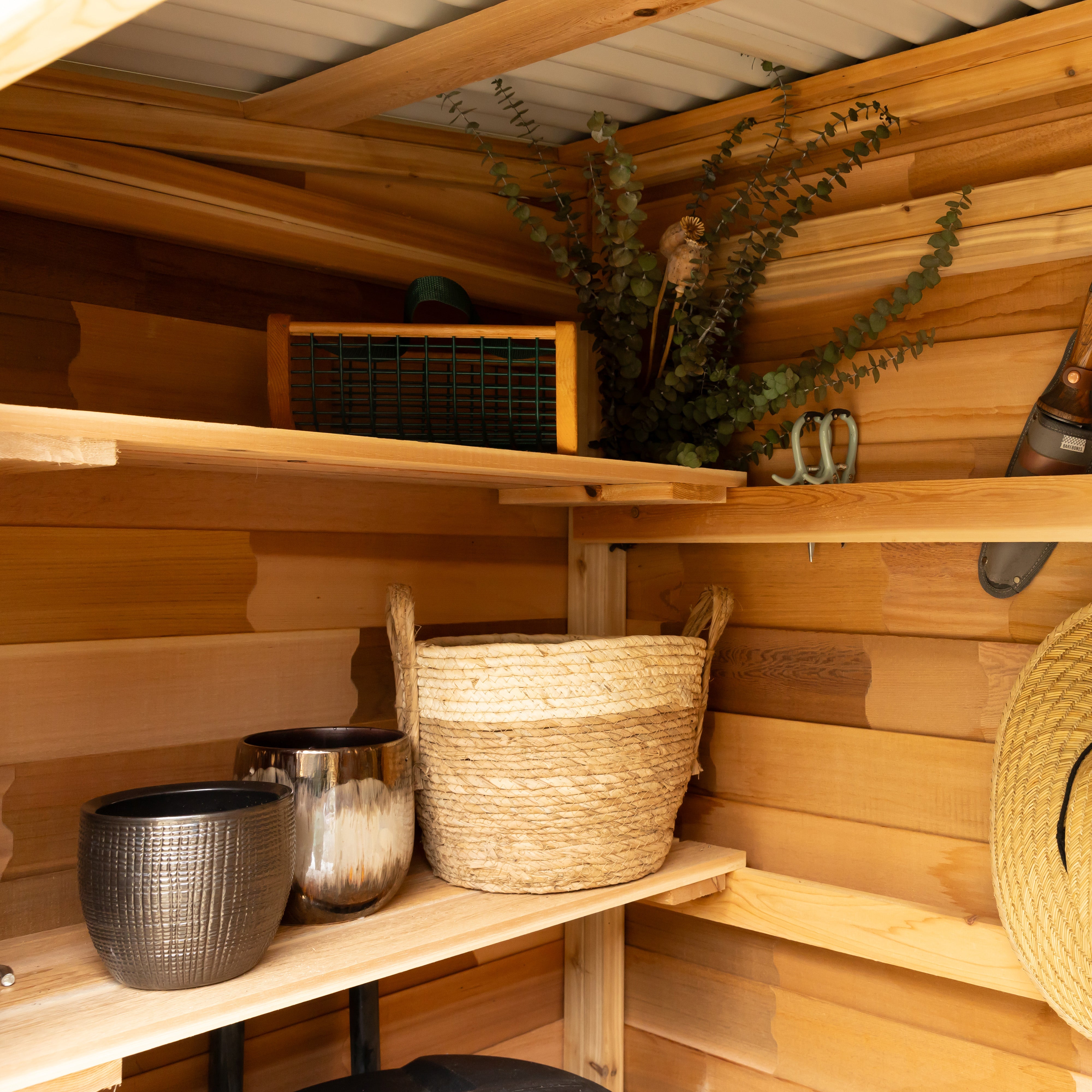 Outdoor Living Today 6x3 Western Red Cedar Grand Garden Chalet with Cedar Roof