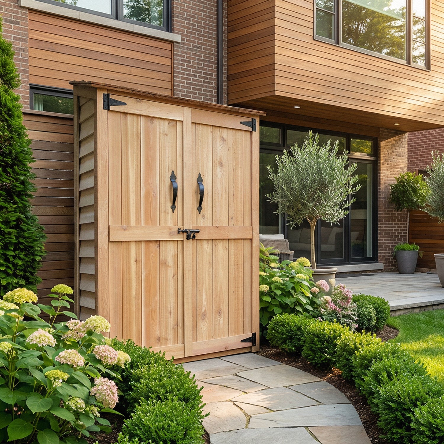 Outdoor Living Today 4x2 Western Red Cedar Garden Chalet