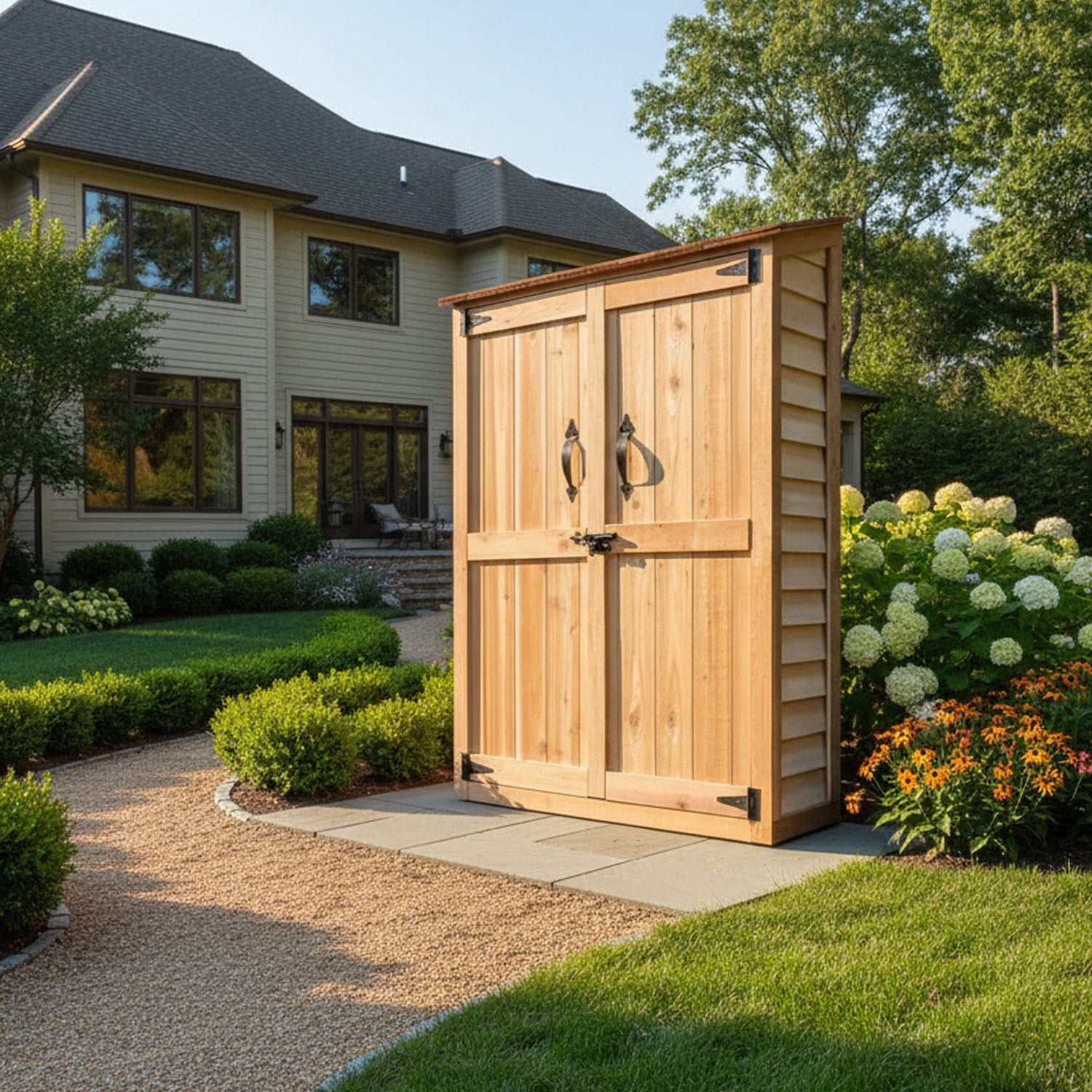 Outdoor Living Today 4x2 Western Red Cedar Garden Chalet