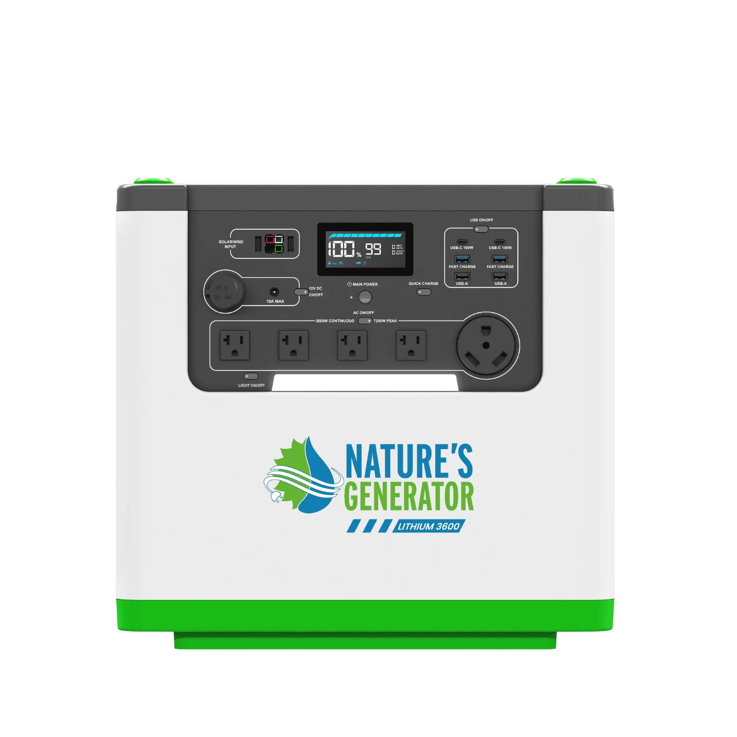 Nature's Generator Lithium 3600 2x + Combiner