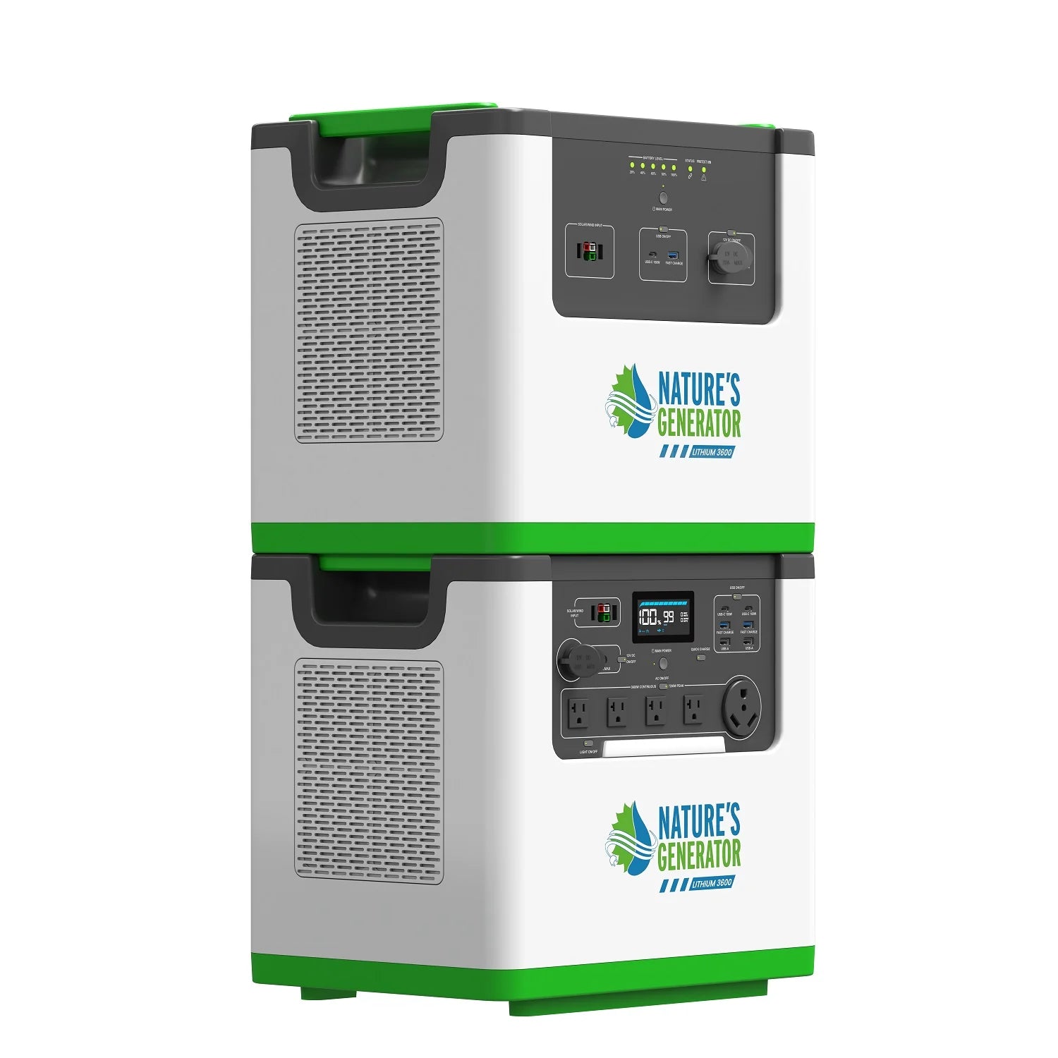 Nature's Generator Lithium 3600 2x + Combiner