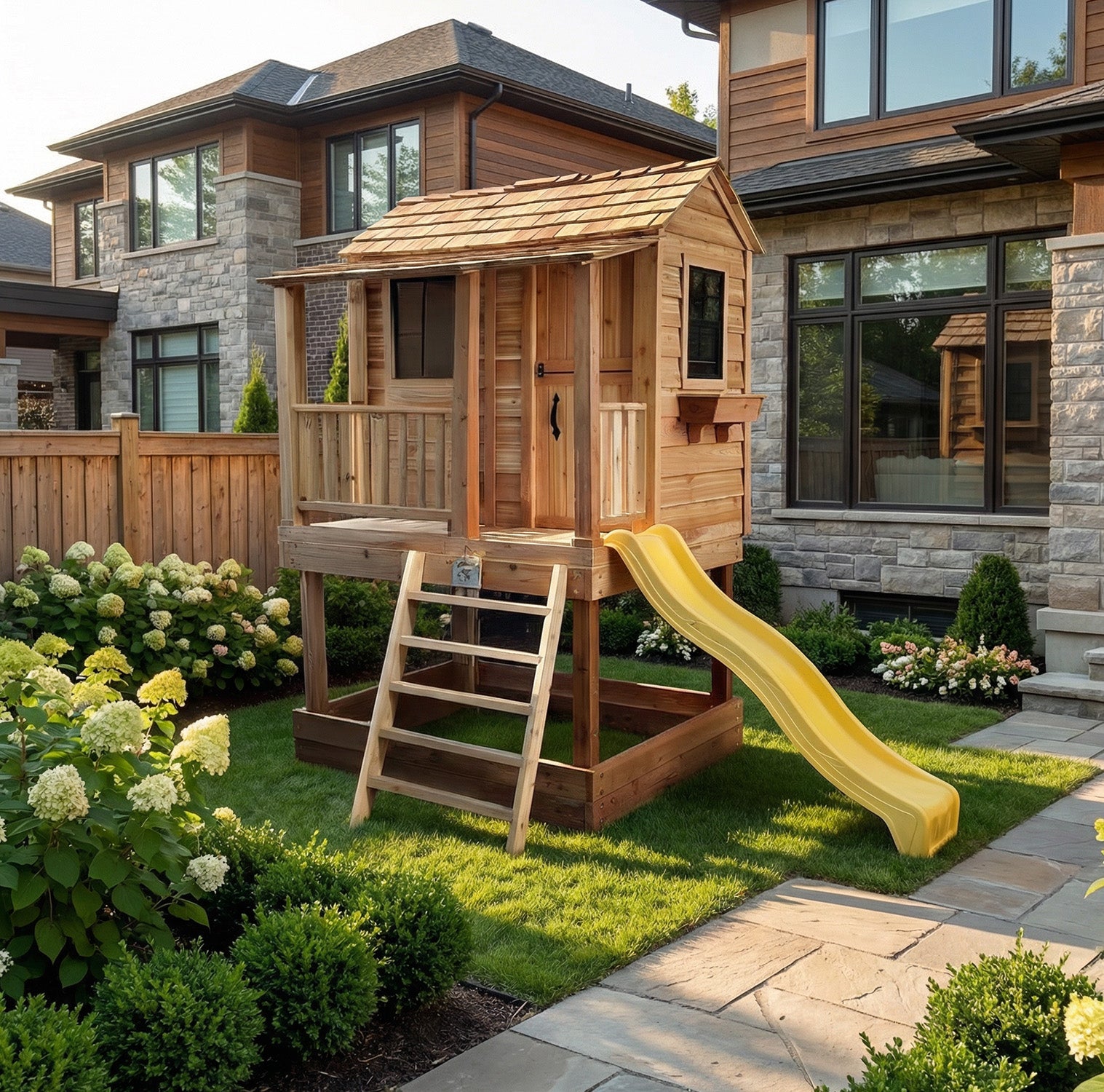 Outdoor Living Today 6x6 Western Red Cedar Little Cedar Playhouse
