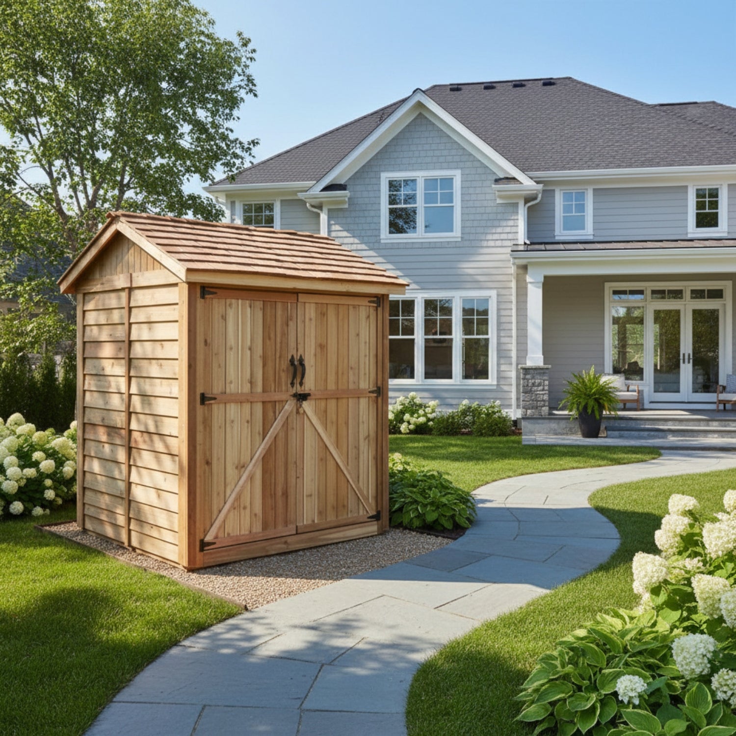 Outdoor Living Today 6x6 Western Red Cedar Maximizer with Metal Roof