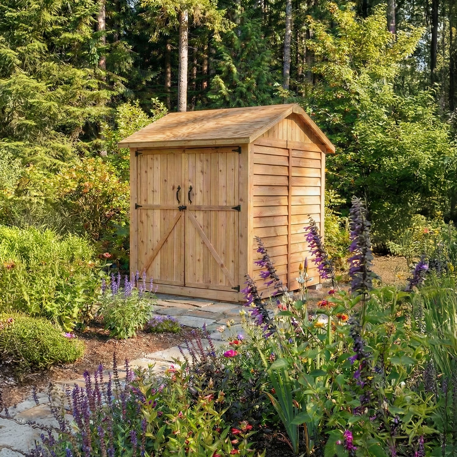 Outdoor Living Today 6x6 Western Red Cedar Maximizer with Cedar Roof