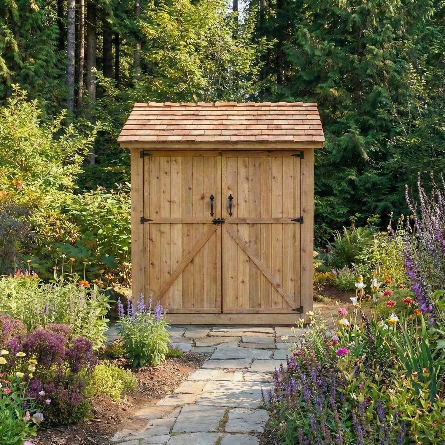 Outdoor Living Today 6x6 Western Red Cedar Maximizer with Cedar Roof
