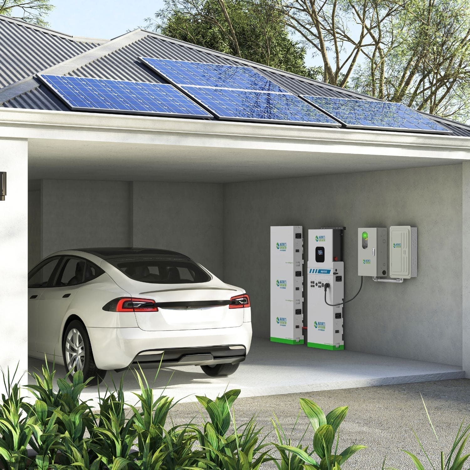 MyGrid 10K + 4x Folding 400W panels