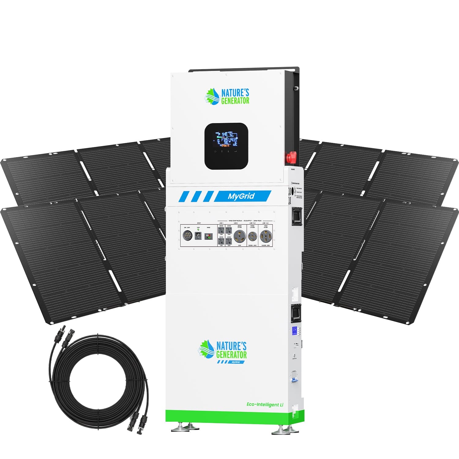 MyGrid 10K + 4x Folding 400W panels