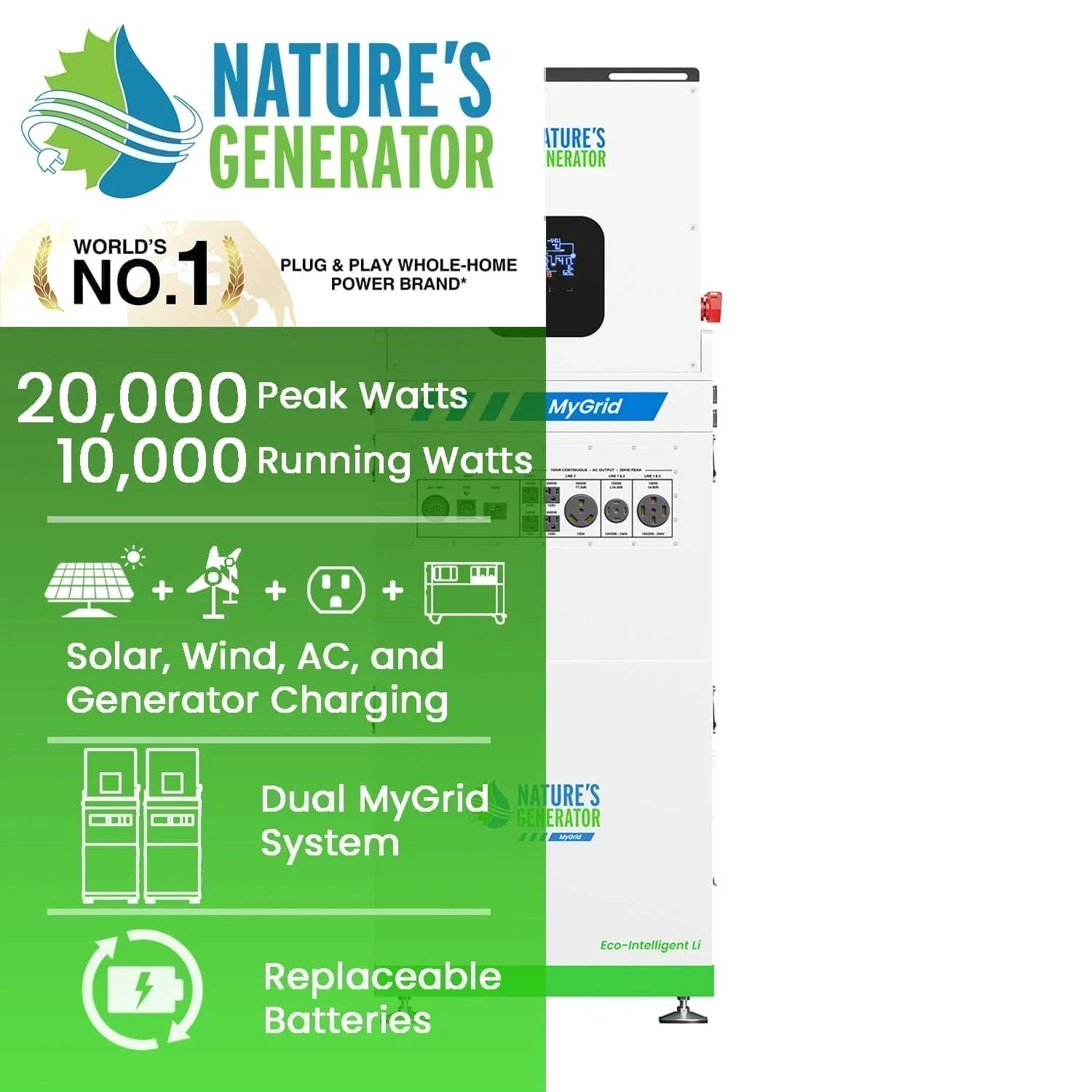 MyGrid 10K + Solar Battery