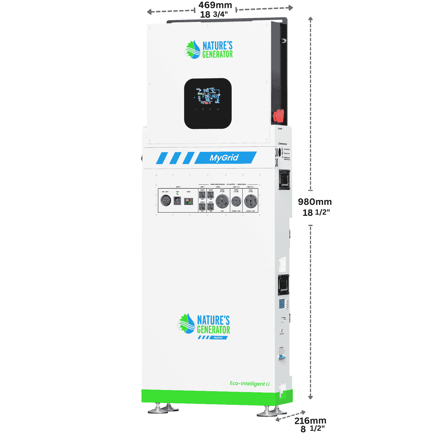 MyGrid 10K + Solar Battery + 50A ATS