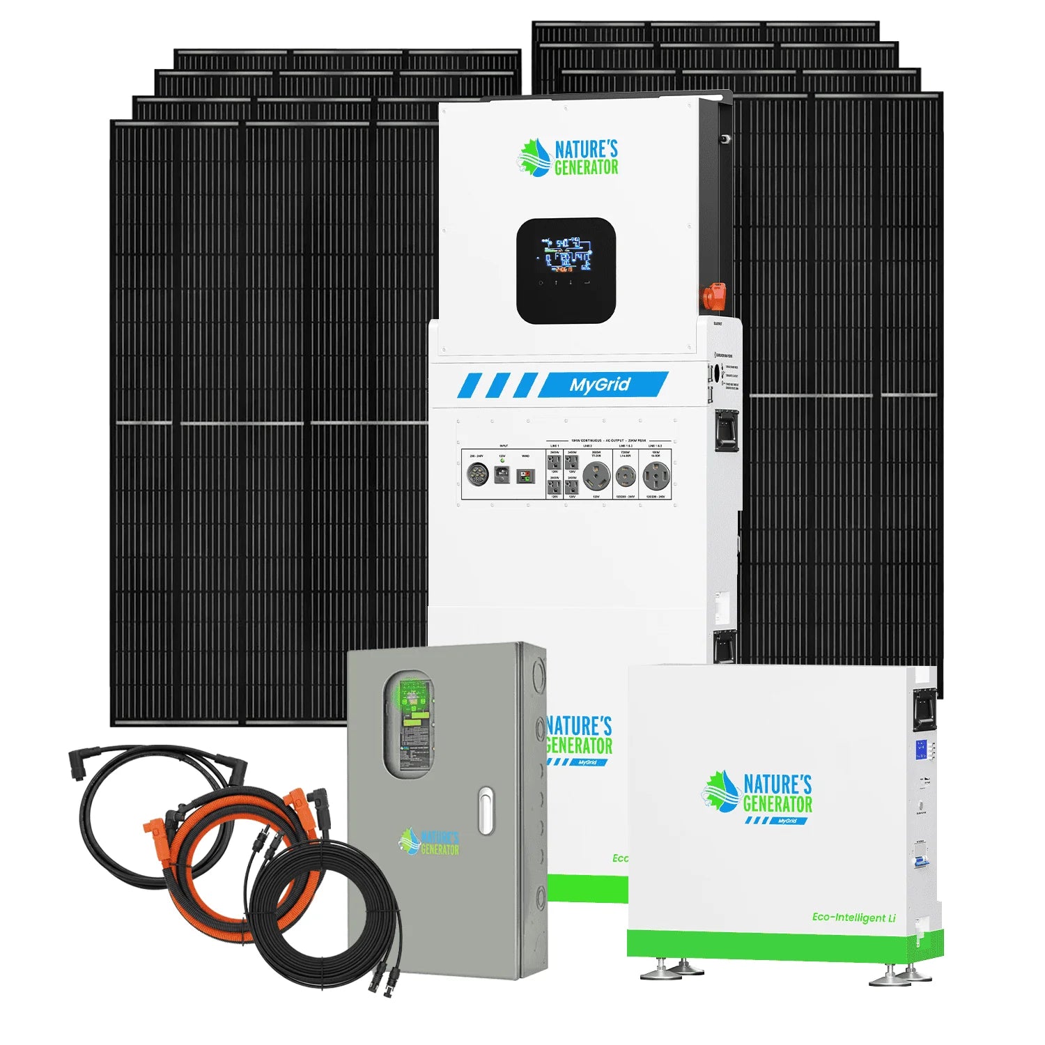 MyGrid 10K + Solar Battery + 50A ATS