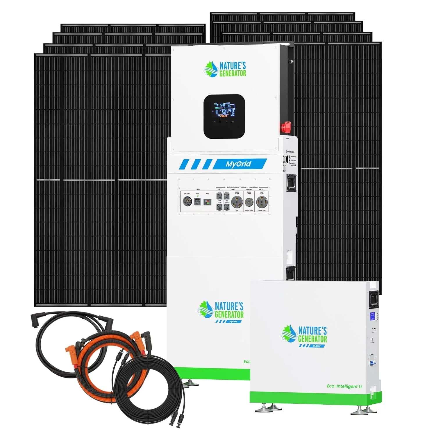 MyGrid 10K + Solar Battery + 8x Folding 400W panels
