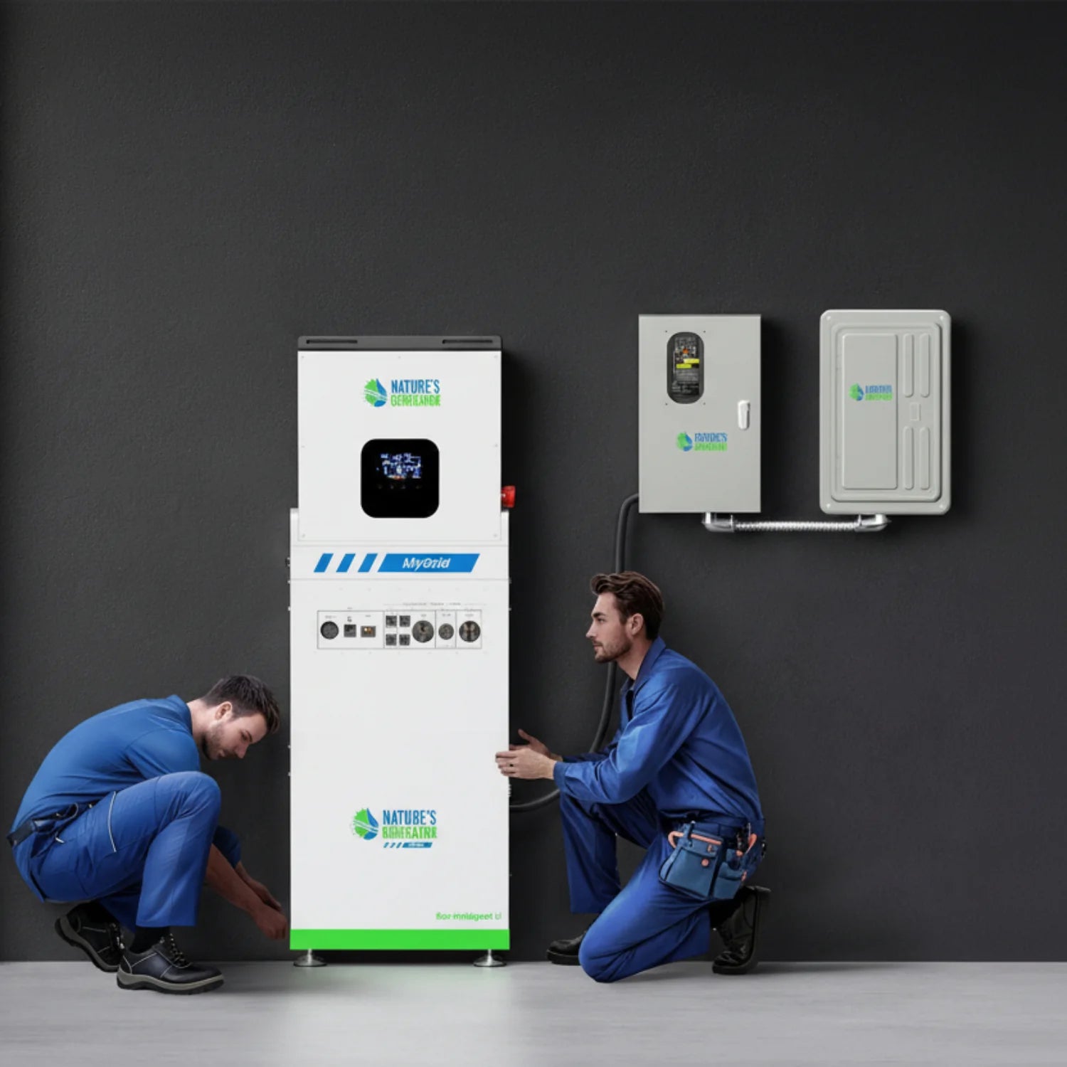 MyGrid 10K + Solar Battery + 8x Rigid 410W panels + 50A ATS