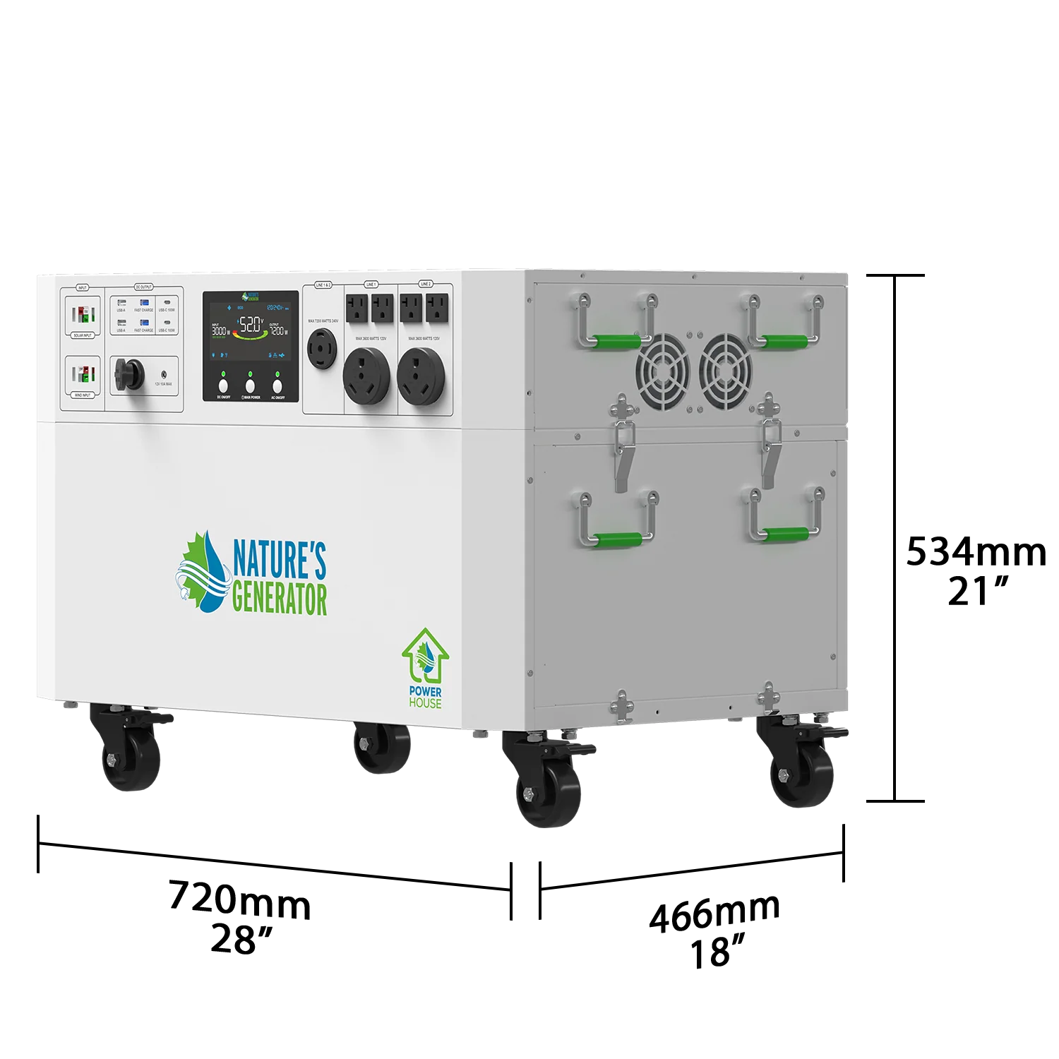 NATURE'S GENERATOR POWERHOUSE PLATINUM PE SYSTEM