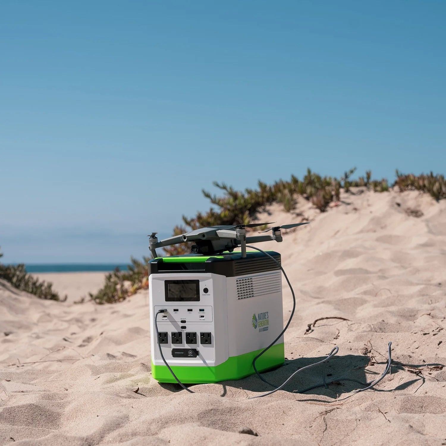 Nature's Generator Lithium 1800 with 100-watt panel