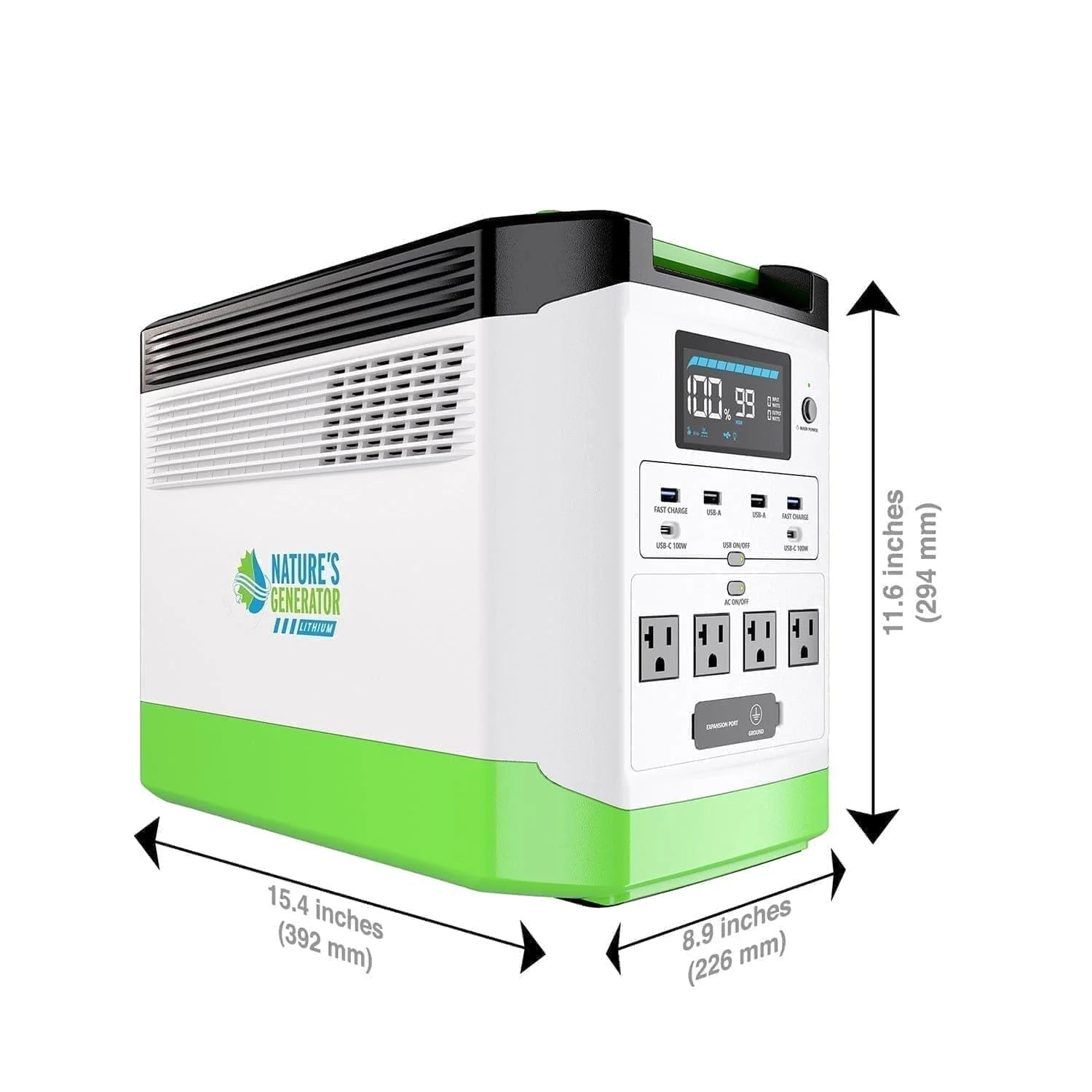Nature's Generator Lithium 1800 x2