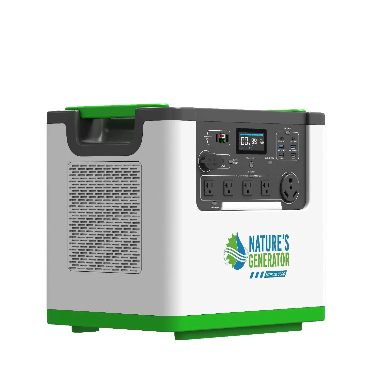 Nature's Generator Lithium 3600 + 200W folding panel