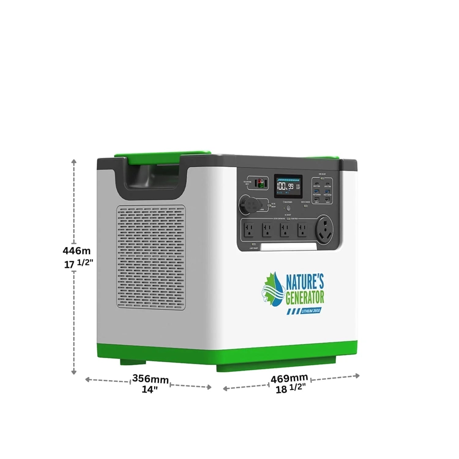 Nature's Generator Lithium 3600 + 2x 100W panel