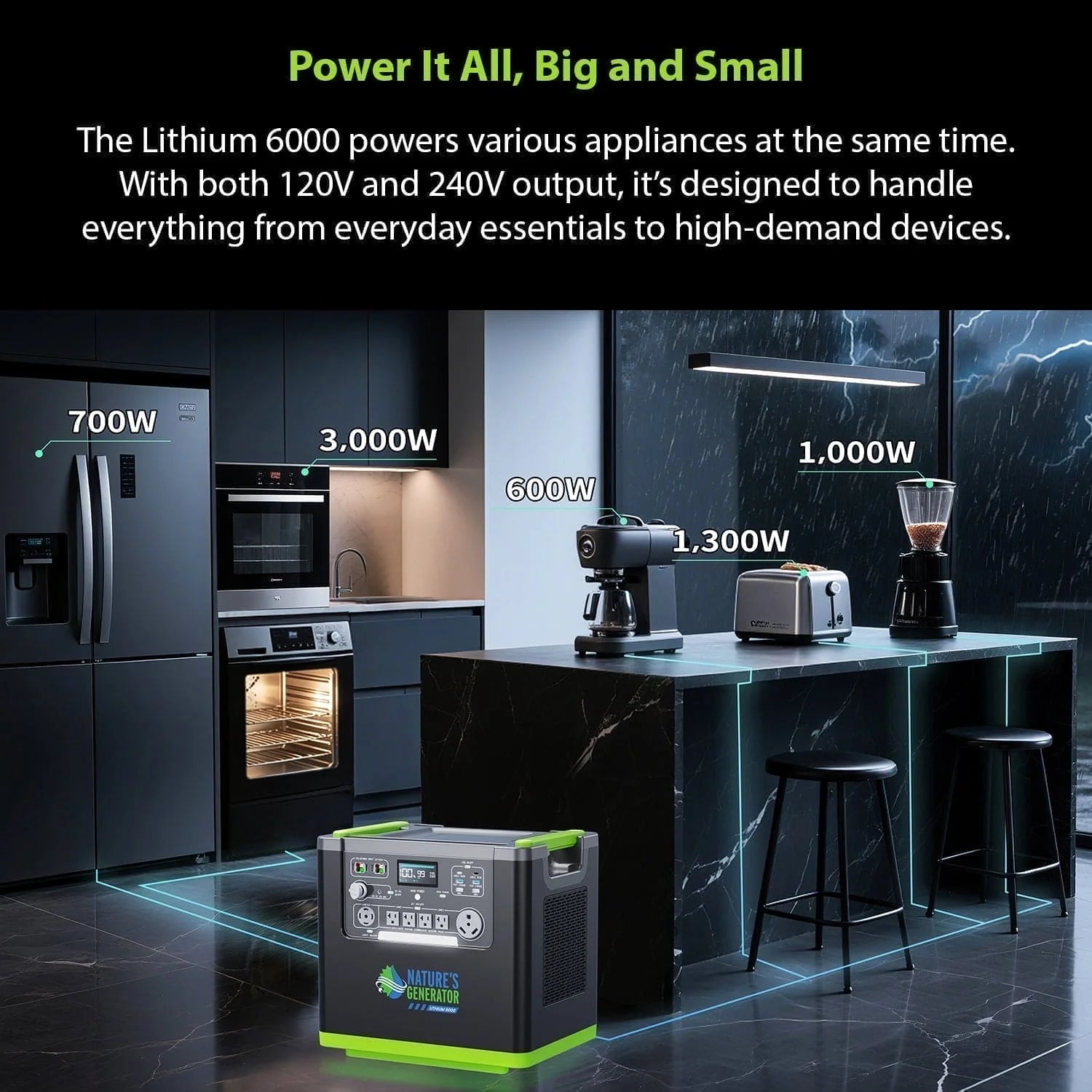 Nature's Generator Lithium 6000