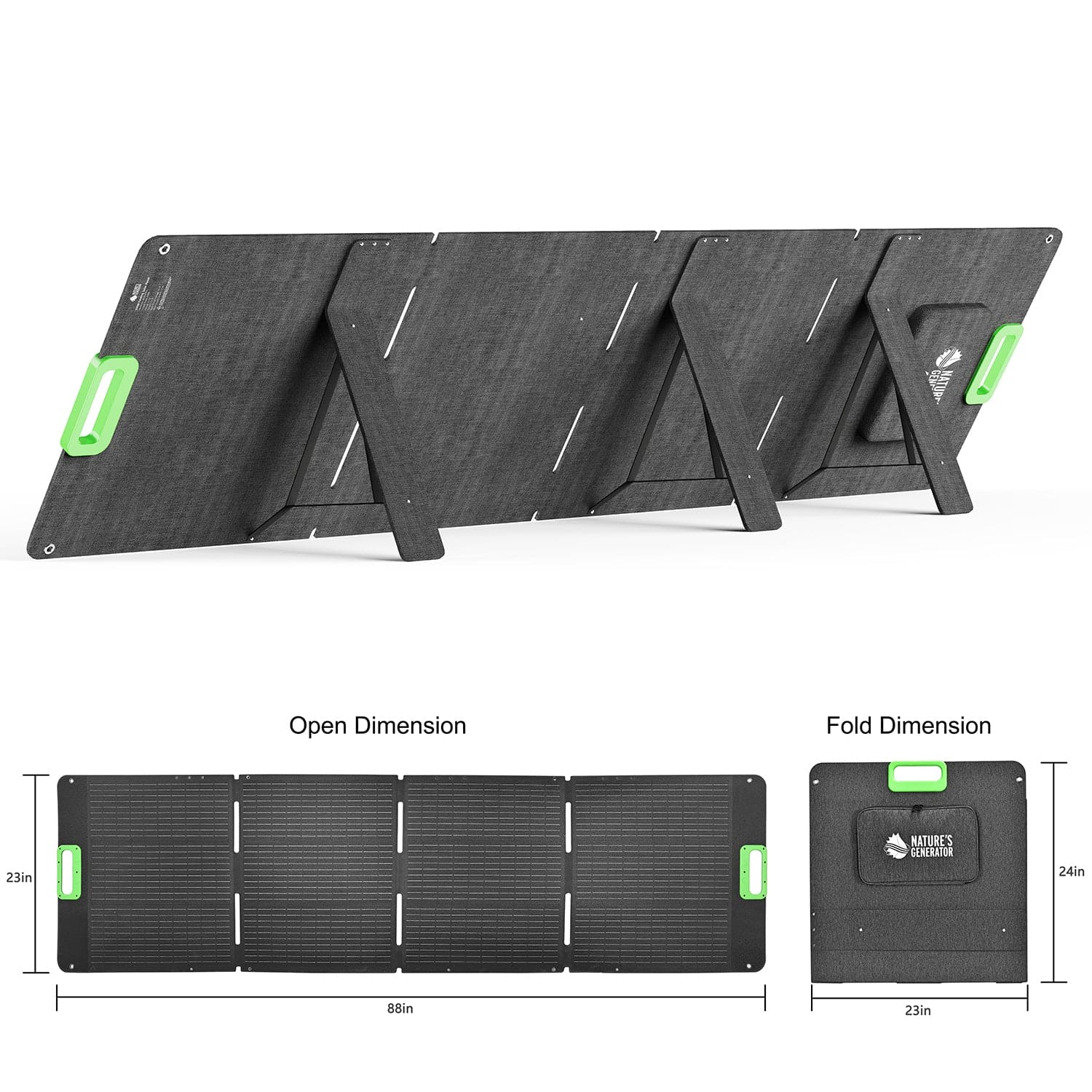 Nature's Generator Lithium 6000 + 2x 410 Rigid Panels