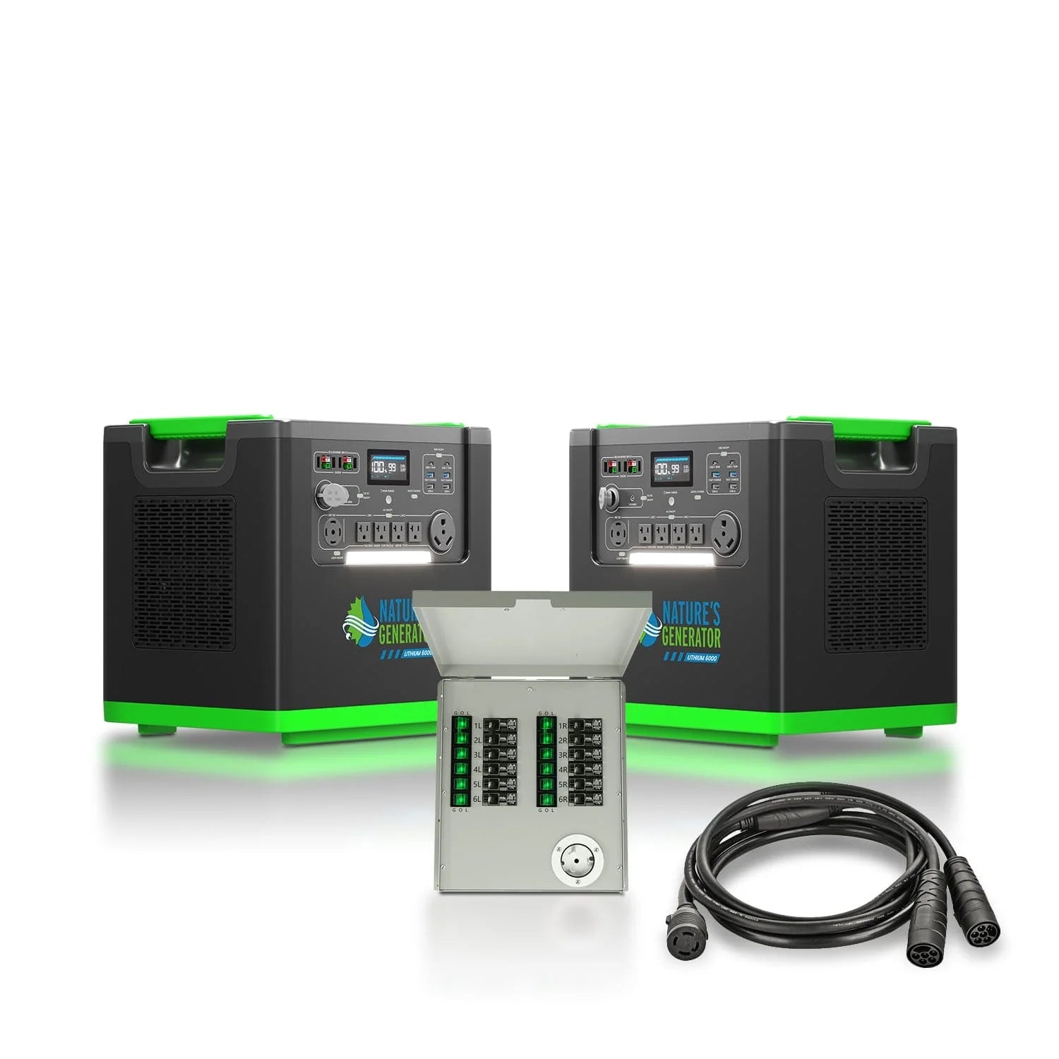 Nature's Generator Lithium 6000 + 30A ATS