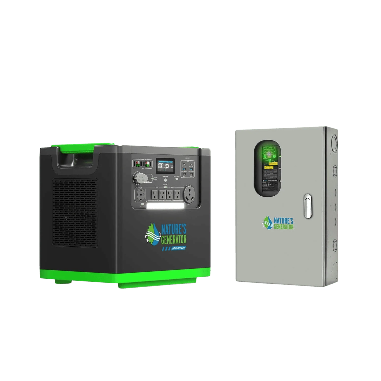 Nature's Generator Lithium 6000 + 30A Manual TS