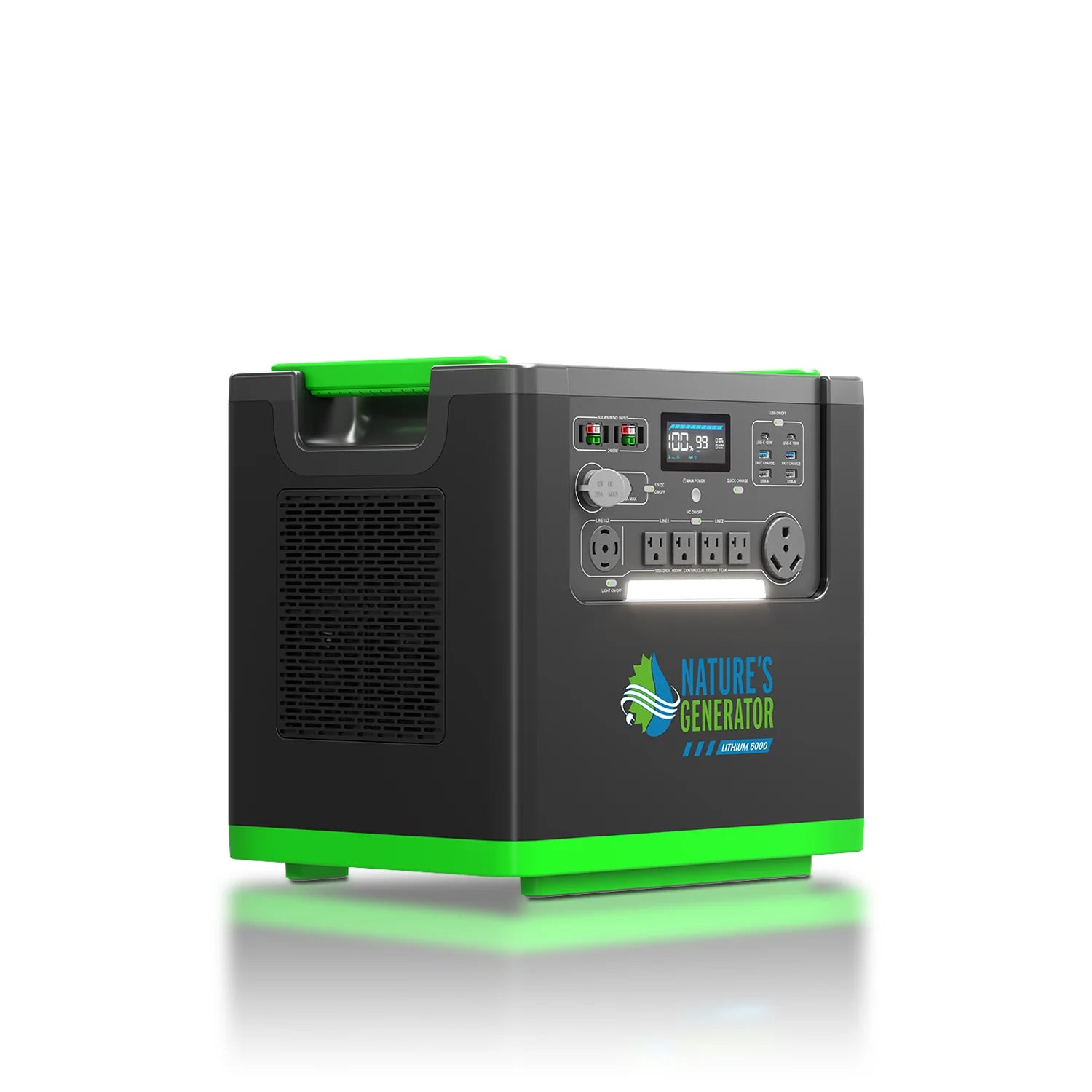 Nature's Generator Lithium 6000 + 50A ATS