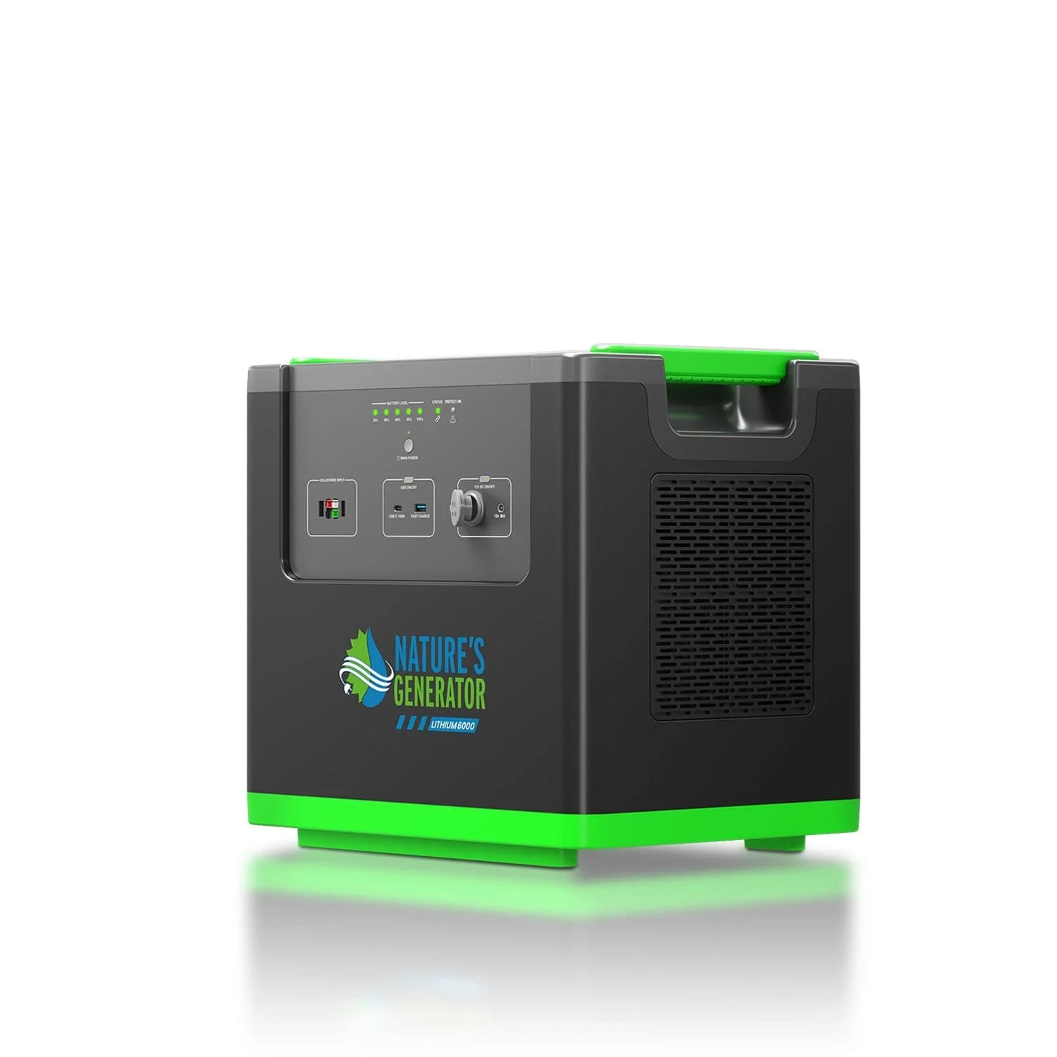 Nature's Generator Lithium 6000 + Power Pod + 4x 410W rigid panels + wind turbine