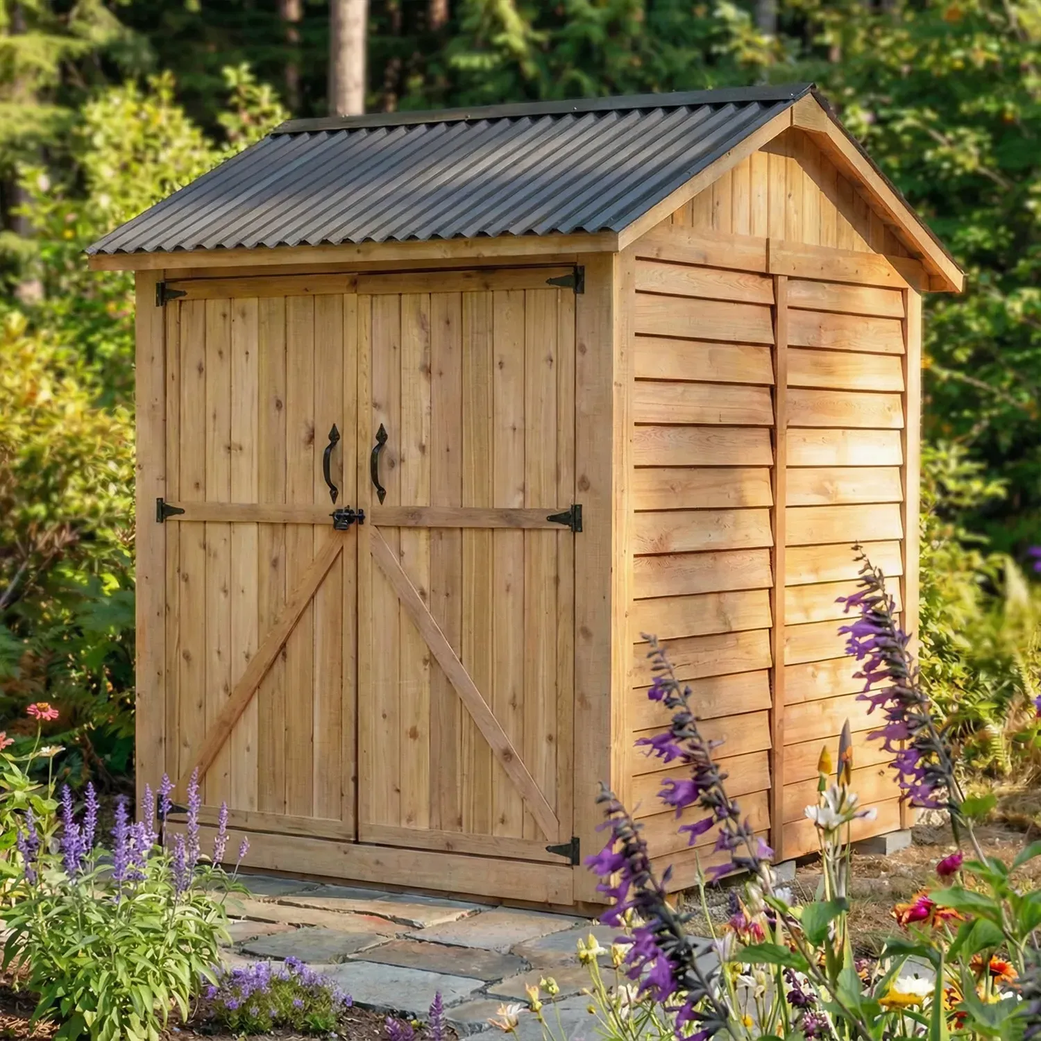 Outdoor Living Today 6x6 Western Red Cedar Maximizer with Cedar Roof