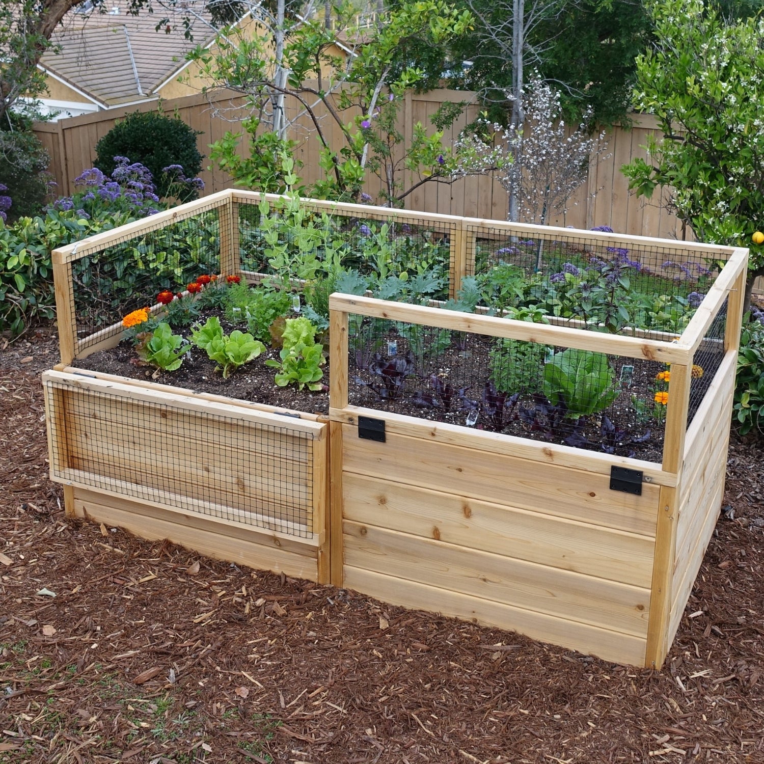 Outdoor Living Today 6x3 Western Red Cedar Raised Garden Bed