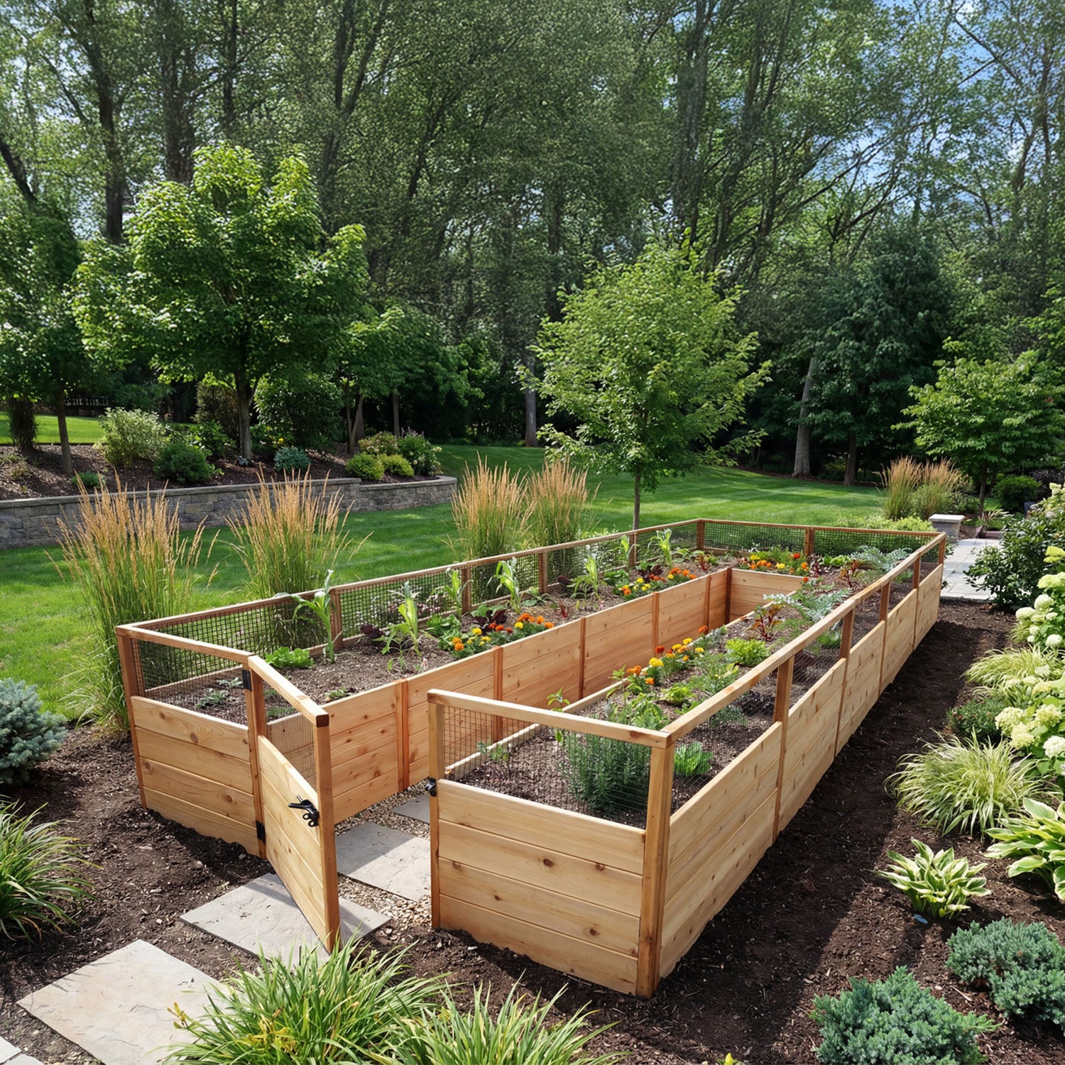 Outdoor Living Today 8x16 Western Red Cedar Raised Garden Bed