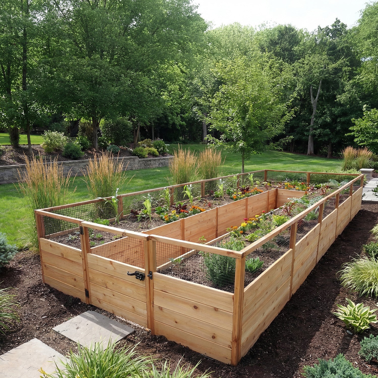 Outdoor Living Today 8x16 Western Red Cedar Raised Garden Bed