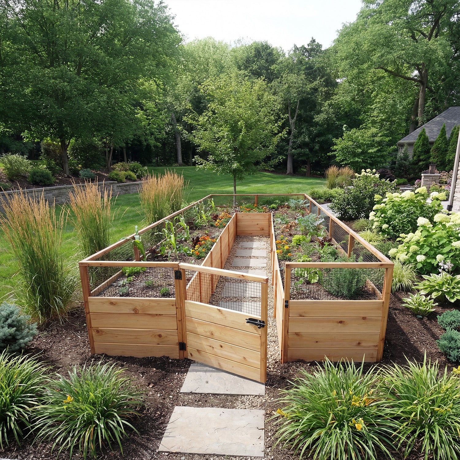 Outdoor Living Today 8x16 Western Red Cedar Raised Garden Bed