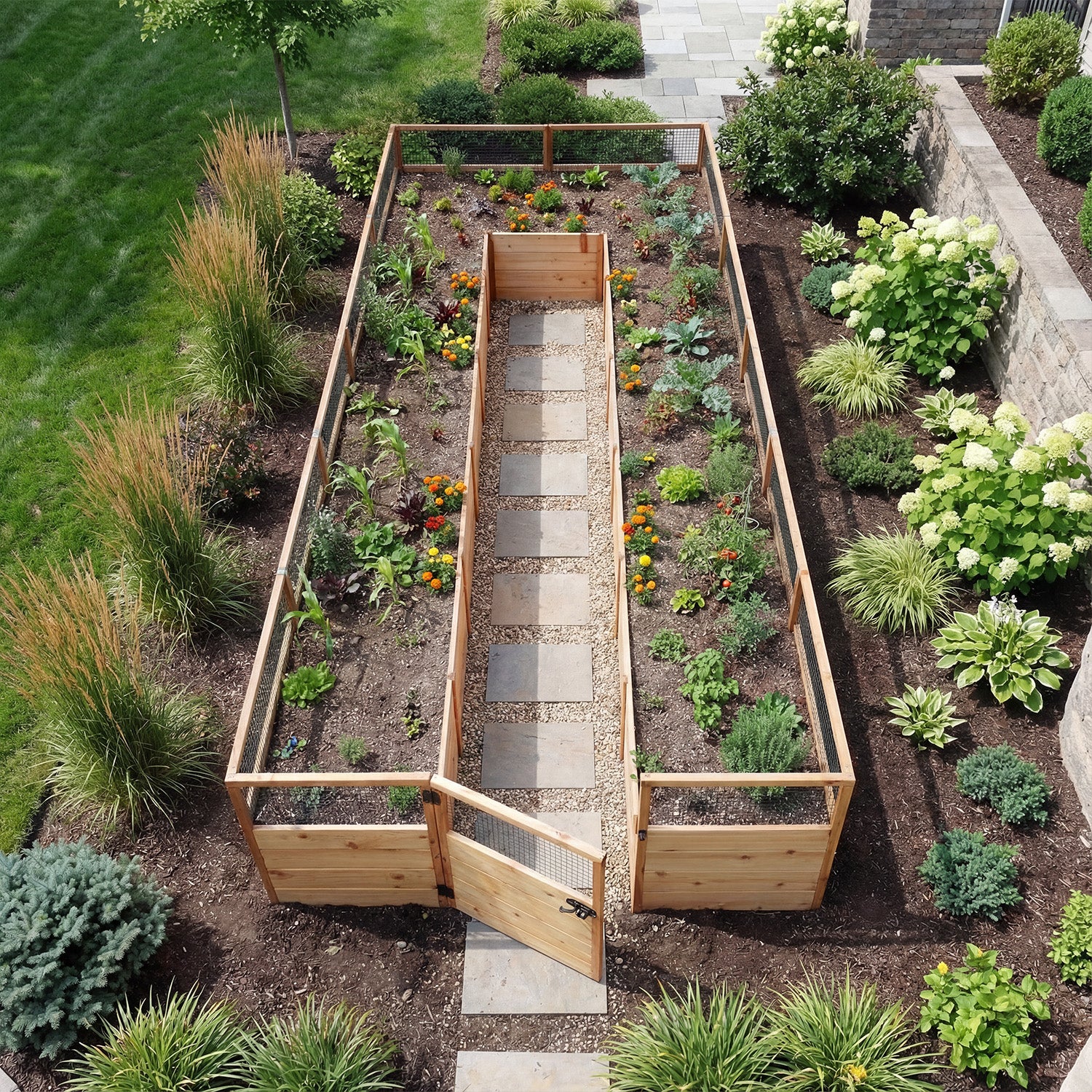 Outdoor Living Today 8x16 Western Red Cedar Raised Garden Bed