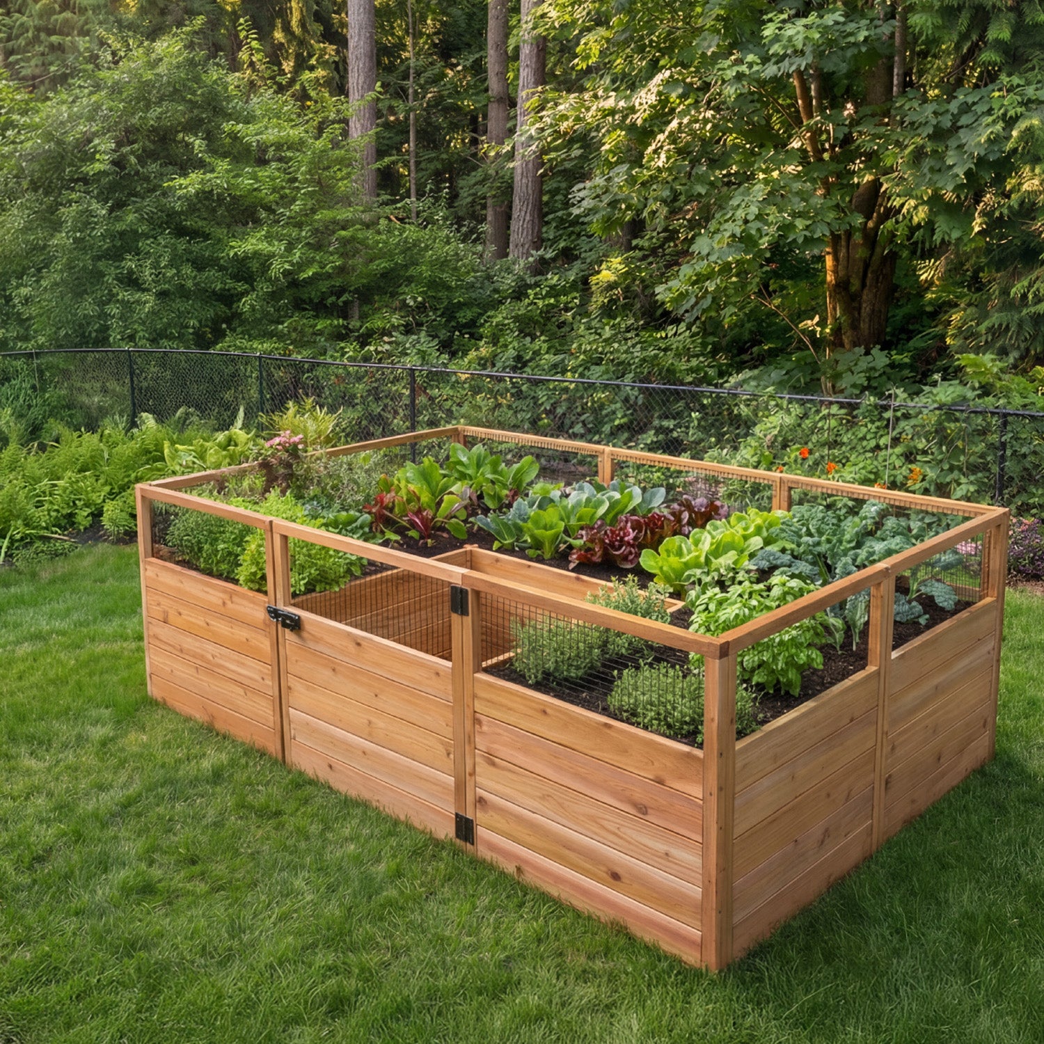 Outdoor Living Today 8x5 Western Red Cedar Raised Garden Bed