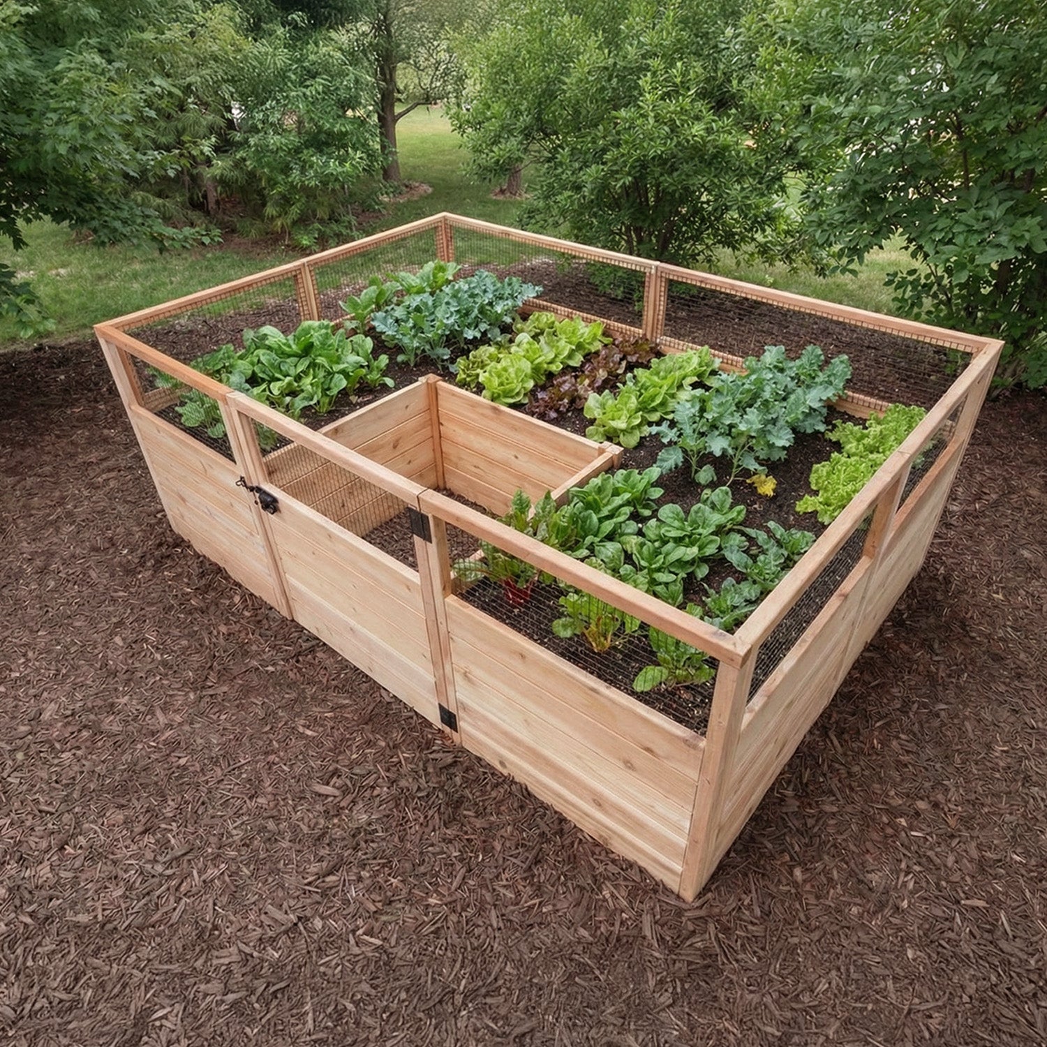 Outdoor Living Today 8x5 Western Red Cedar Raised Garden Bed