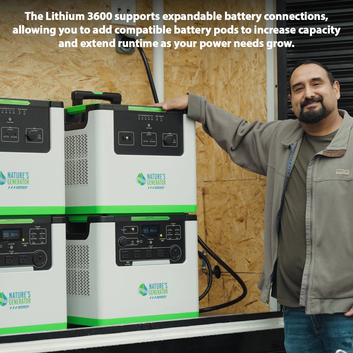 Nature's Generator Lithium 3600 2x + Combiner